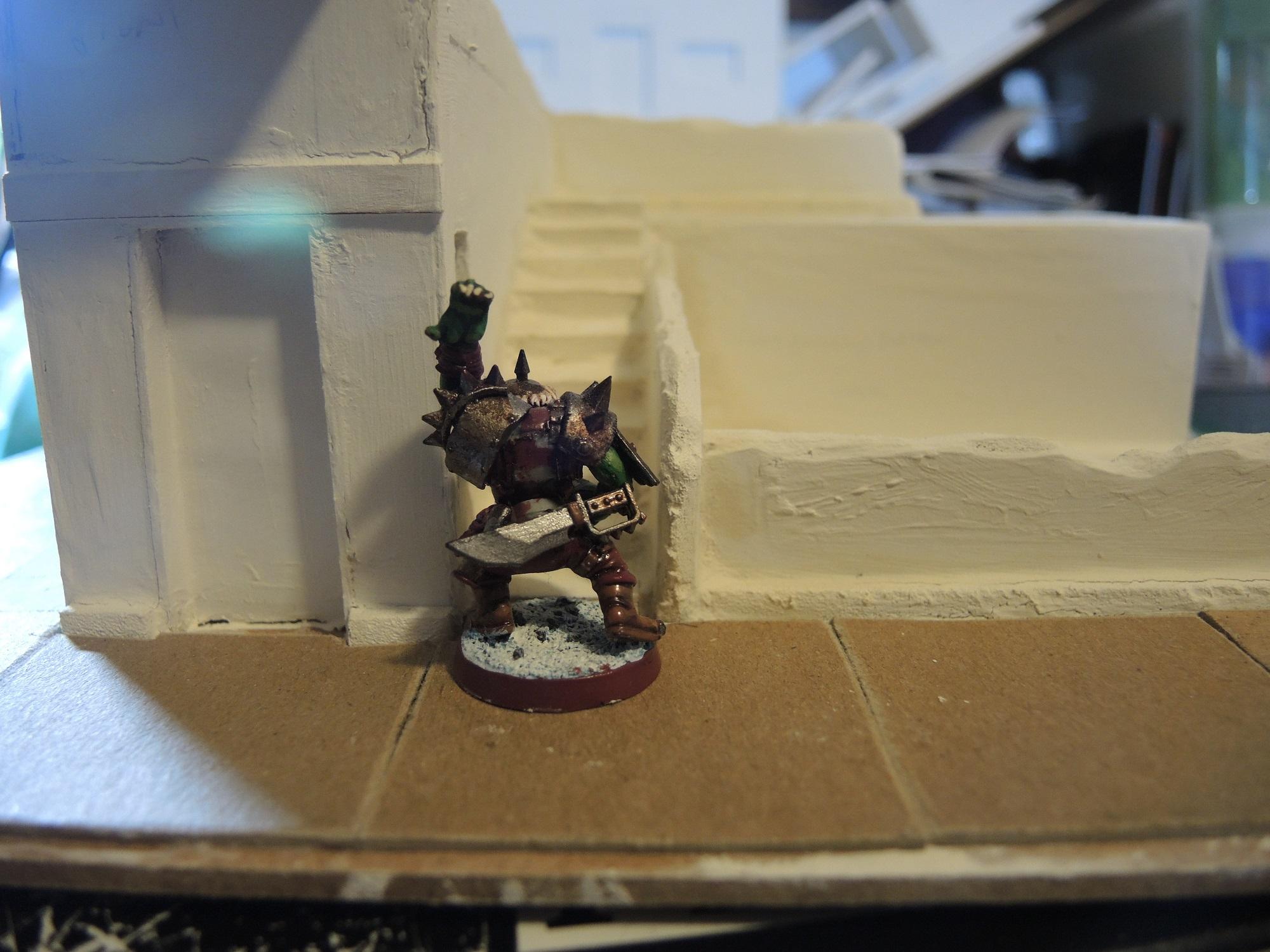 Commission, Commissioned, Game Table, Infinity, L Building, Road, Ruins, Scratch Build, Terrain, Waaazag, Warhammer 40,000, Work In Progress