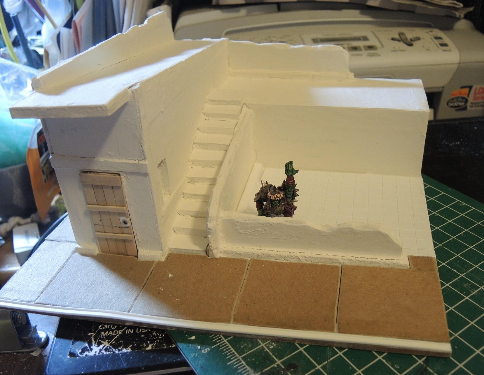 Commission, Commissioned, Game Table, Infinity, L Building, Road, Ruins, Scratch Build, Terrain, Waaazag, Warhammer 40,000, Work In Progress