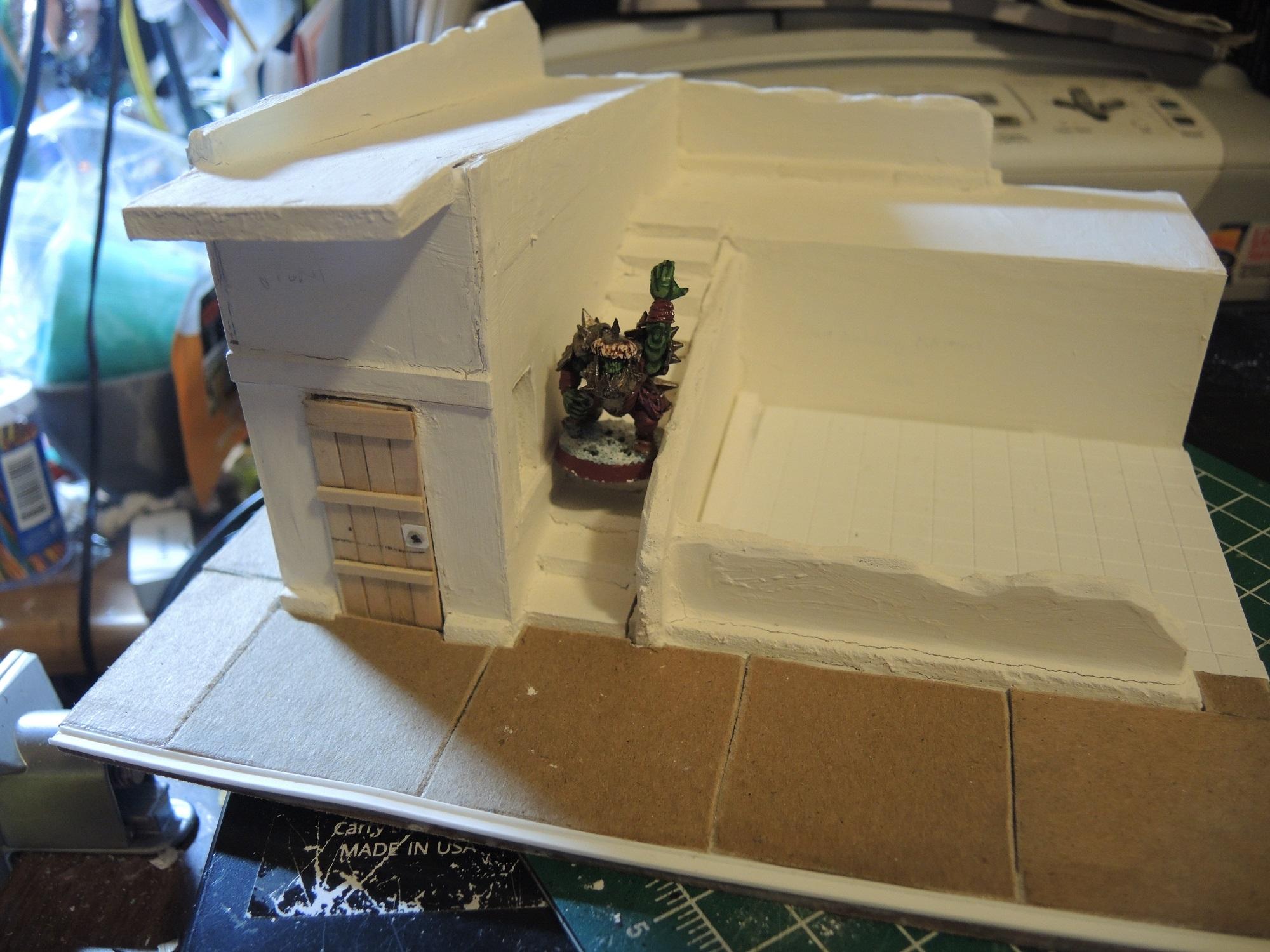 Commission, Commissioned, Game Table, Infinity, L Building, Road, Ruins, Scratch Build, Terrain, Waaazag, Warhammer 40,000, Work In Progress