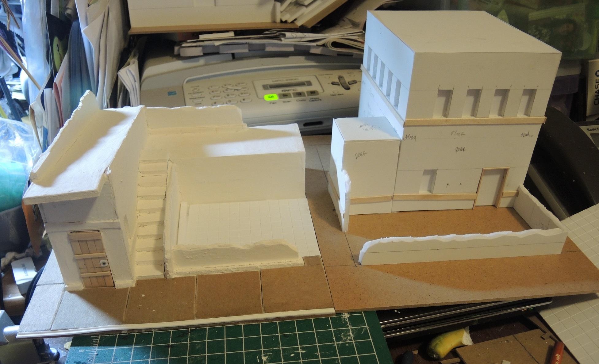Commission, Commissioned, Game Table, Infinity, L Building, Road, Ruins, Scratch Build, Terrain, Waaazag, Warhammer 40,000, Work In Progress