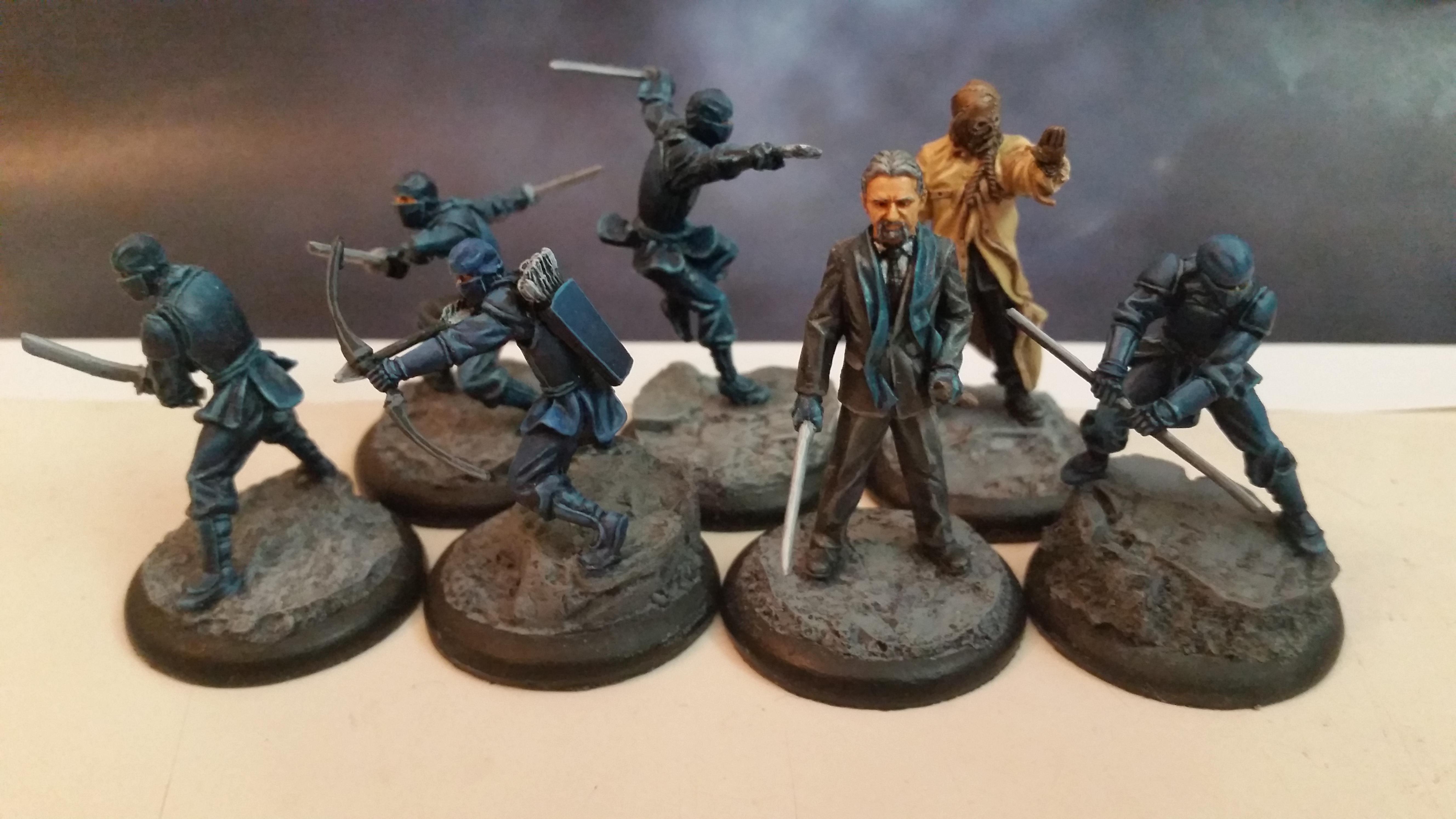 Batman, Knight Models, League Of Shadows, Ninjas