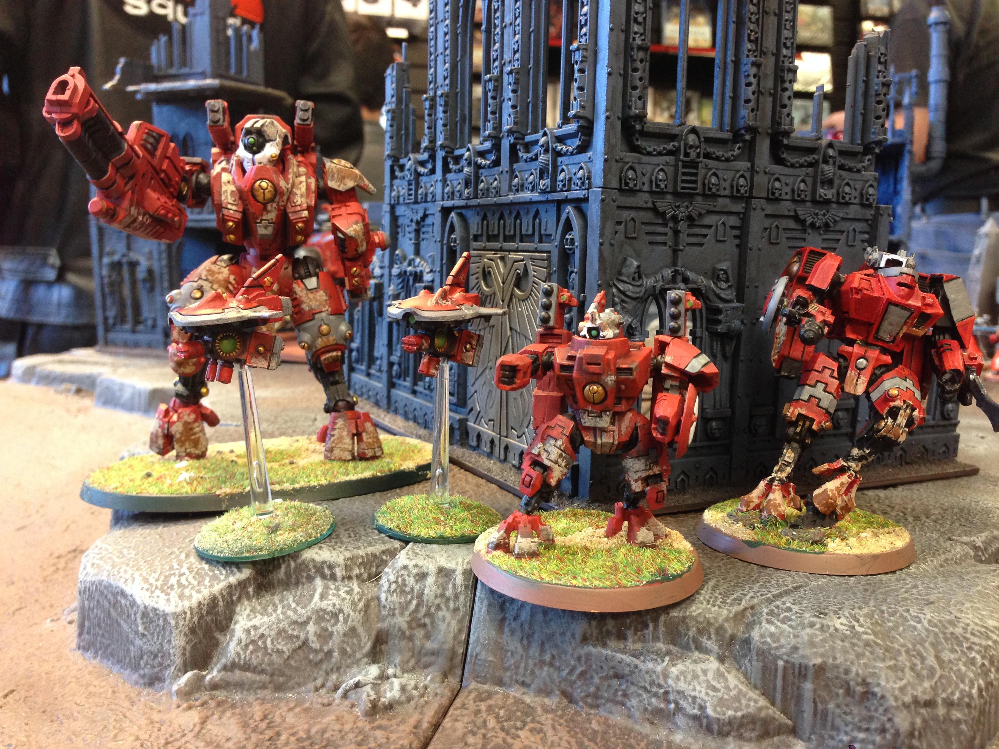 Weathered Battlesuits