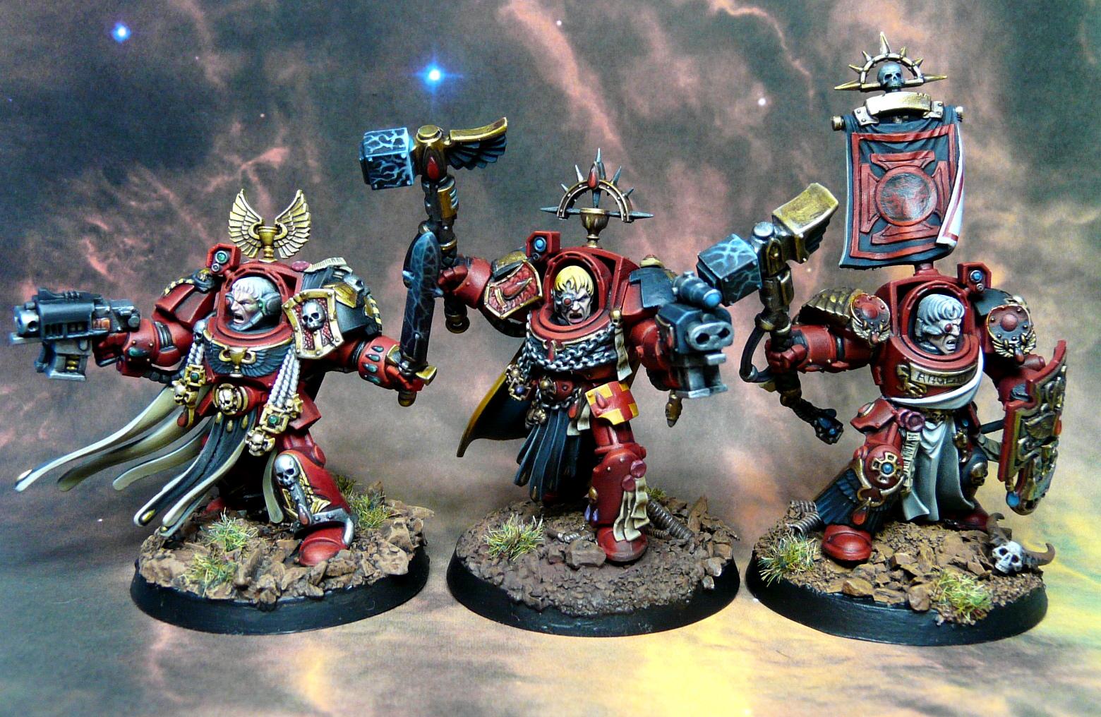 Blood Angels, Commander, Officer, Terminator Armor - Blood Angels ...