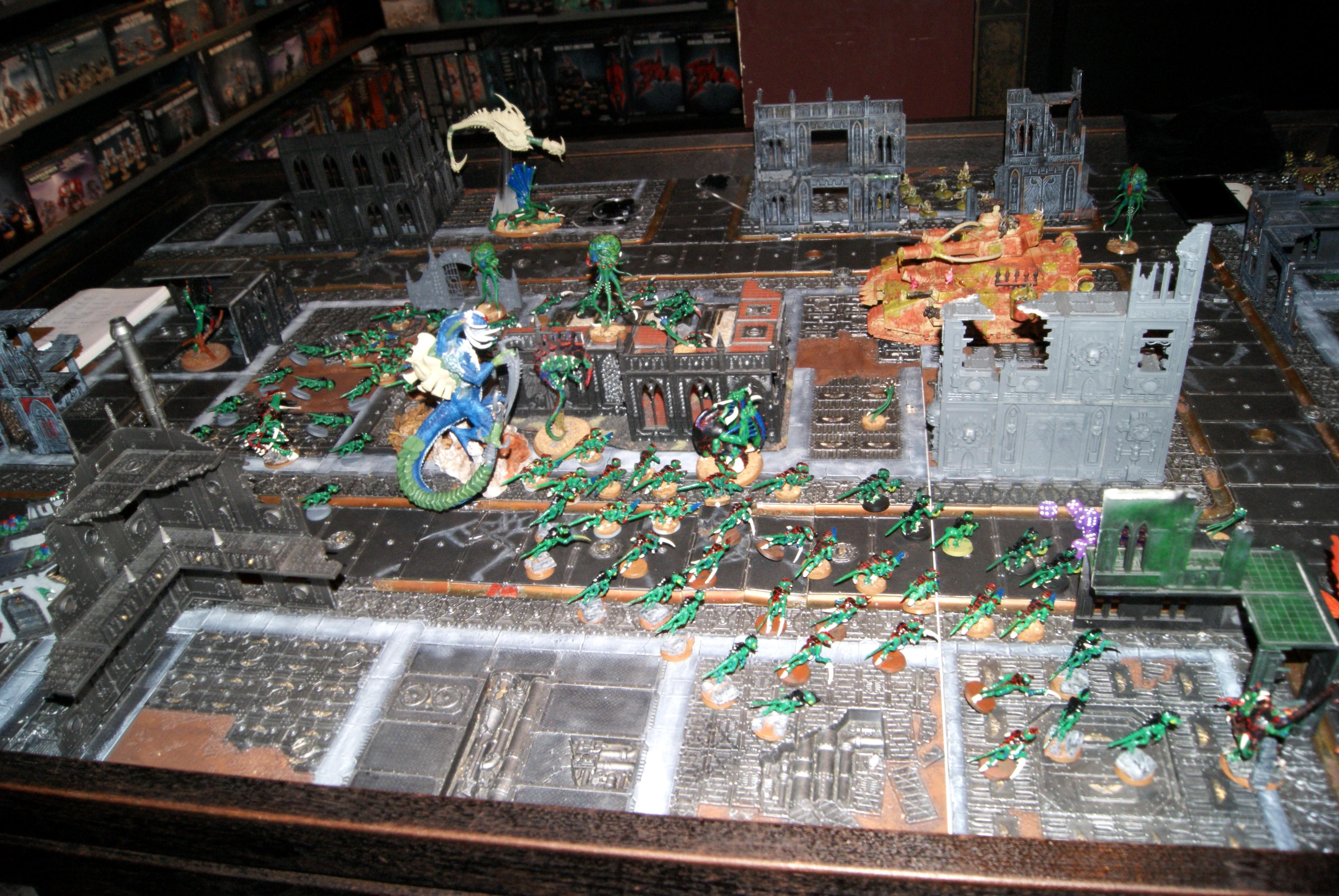 The swarm moves forwards!