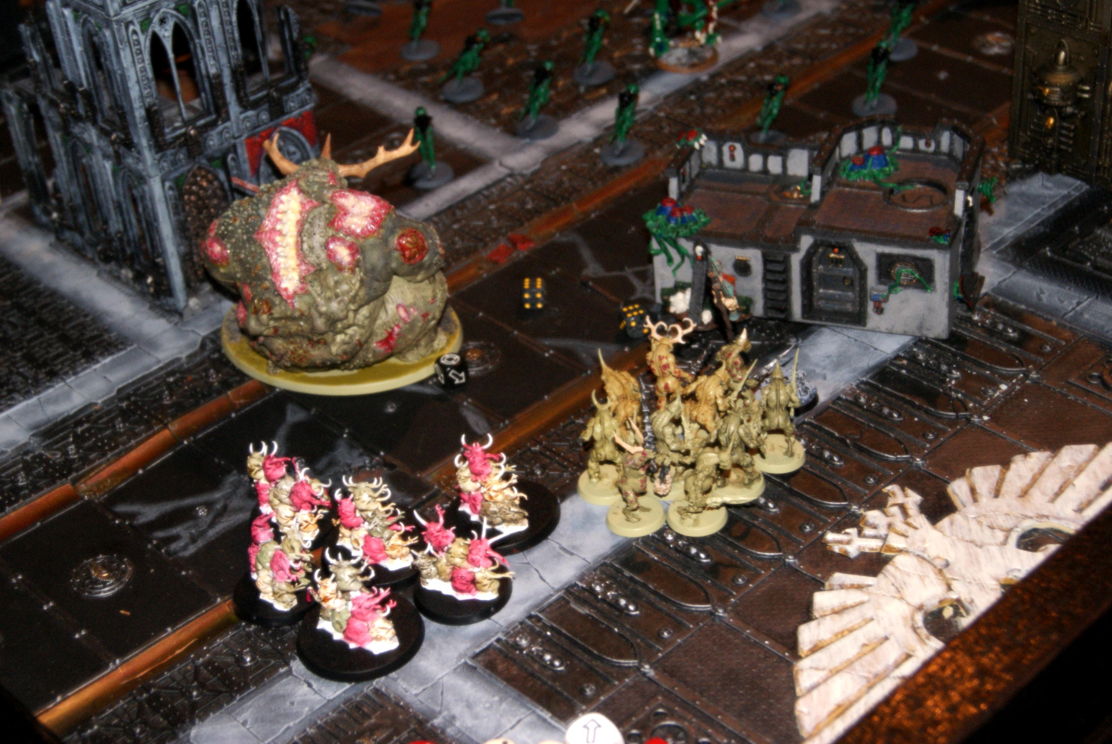 2 turn, daemons deep strike