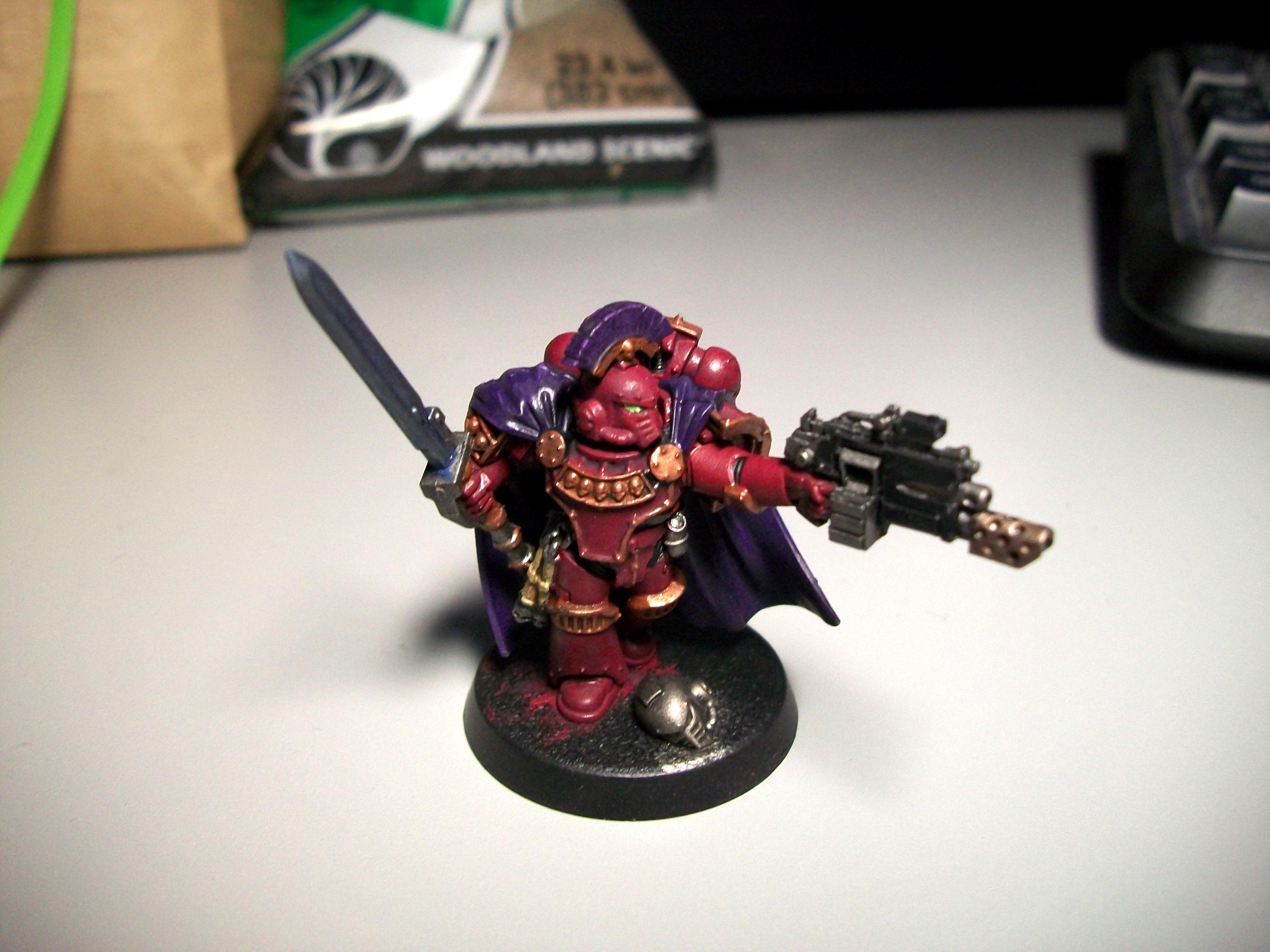 Chaos Space Marines, Console, Conversion, Horus Heresy, Libraian, Mkiv Armor, Space Marines, Thousand Sons, Work In Progress
