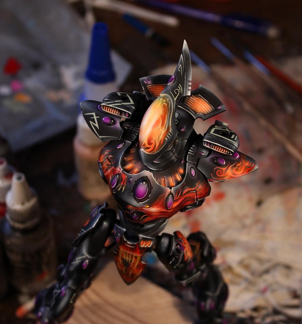 Eldar, Freehand, Warhammer 40,000, Wraithknight