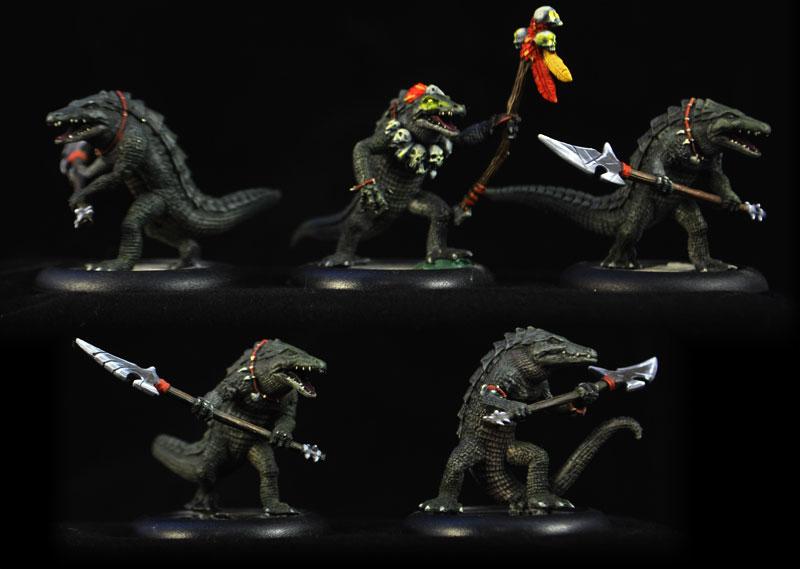 Gatormen, Gators, Hordes, Minions, Non-Metallic Metal, Shaman, Warmachine