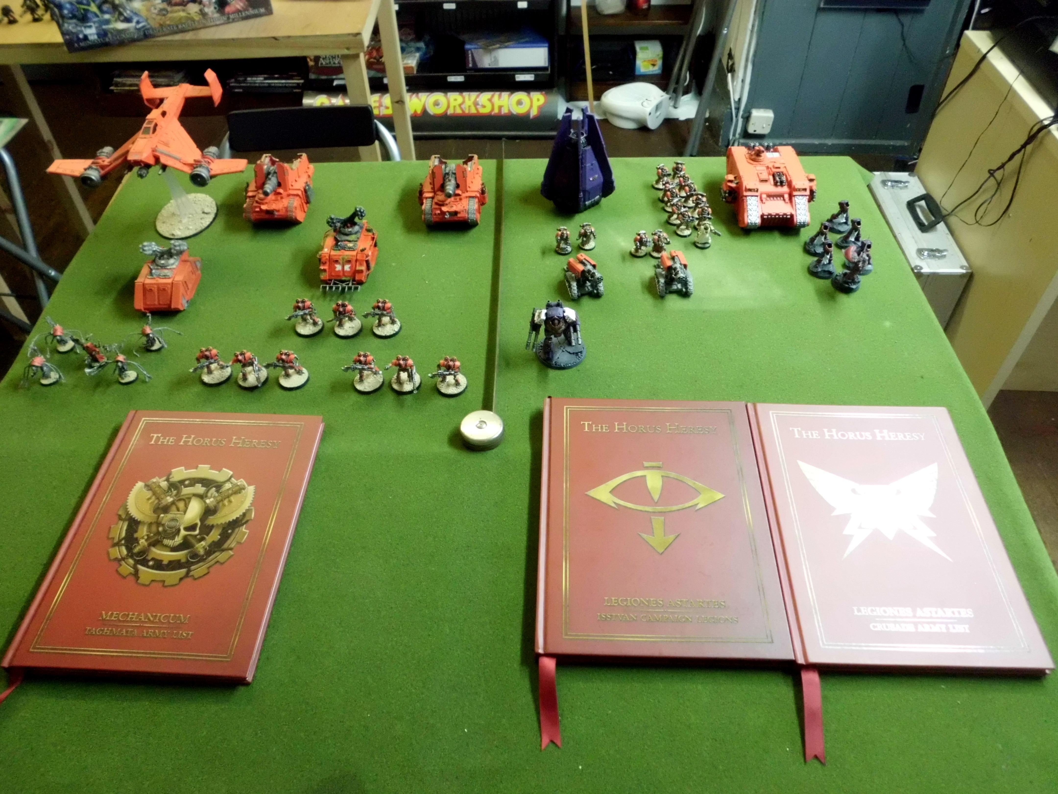 both forces lined up ready to roll!