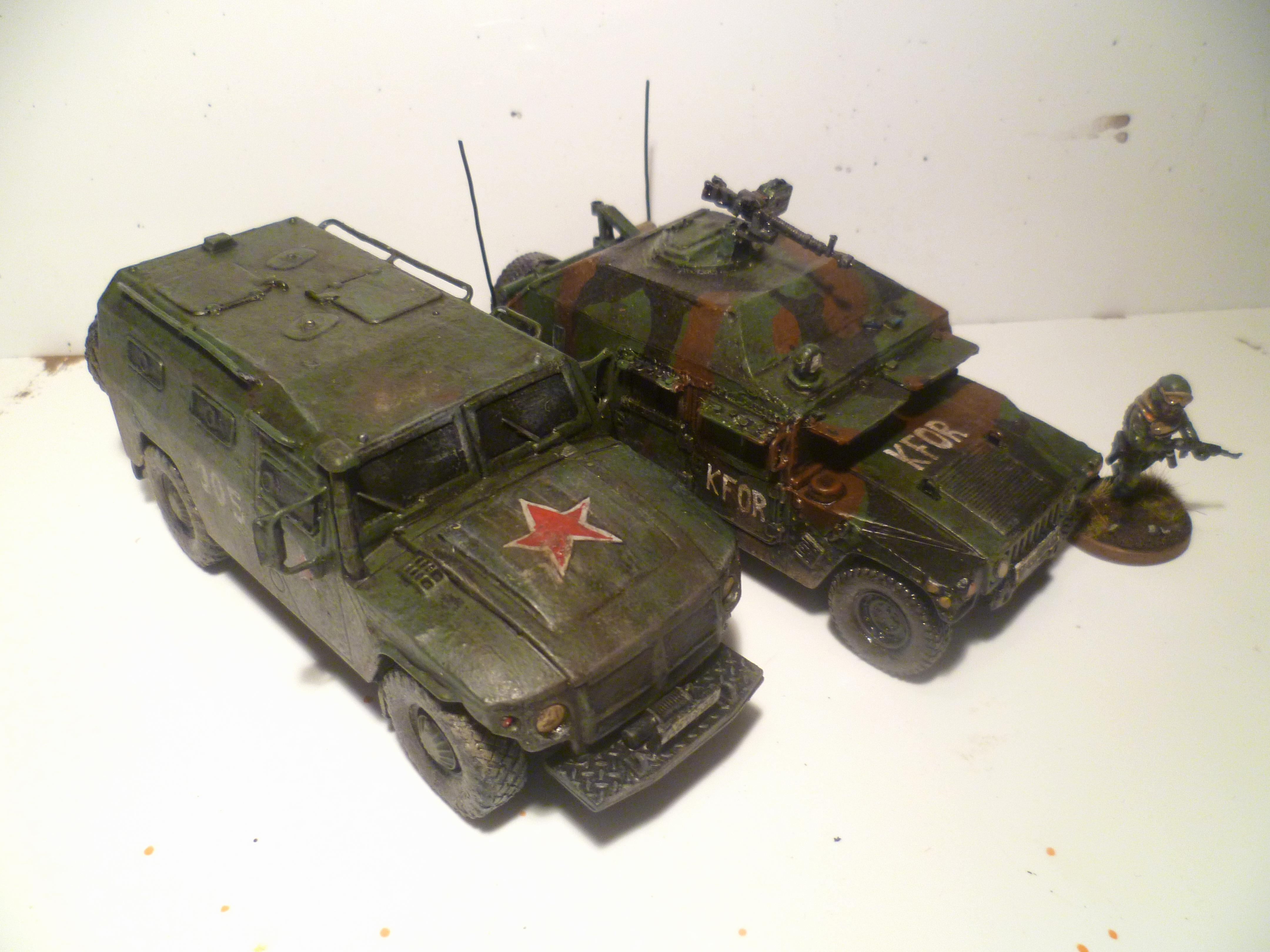 28mm, Armored Car, Cars, Eastern European, Hummer, Jeep, Modern, Russians, Ukrainian
