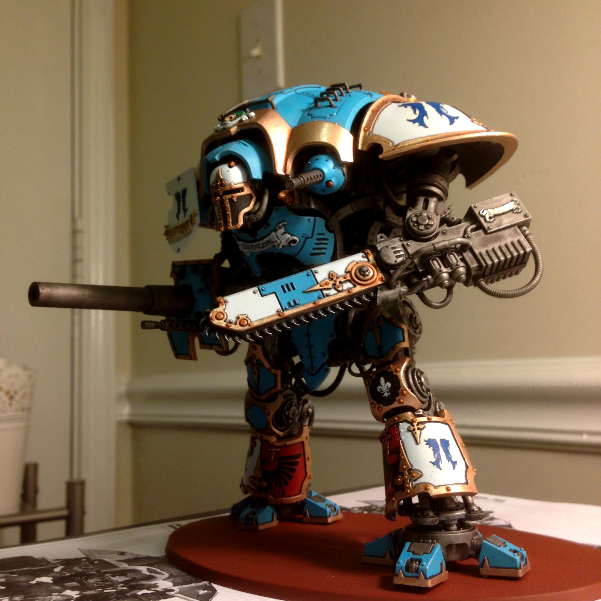 Blue, Dolphin, House, Imperial, Imperial Knights, Knights, Paladin, Work In Progress