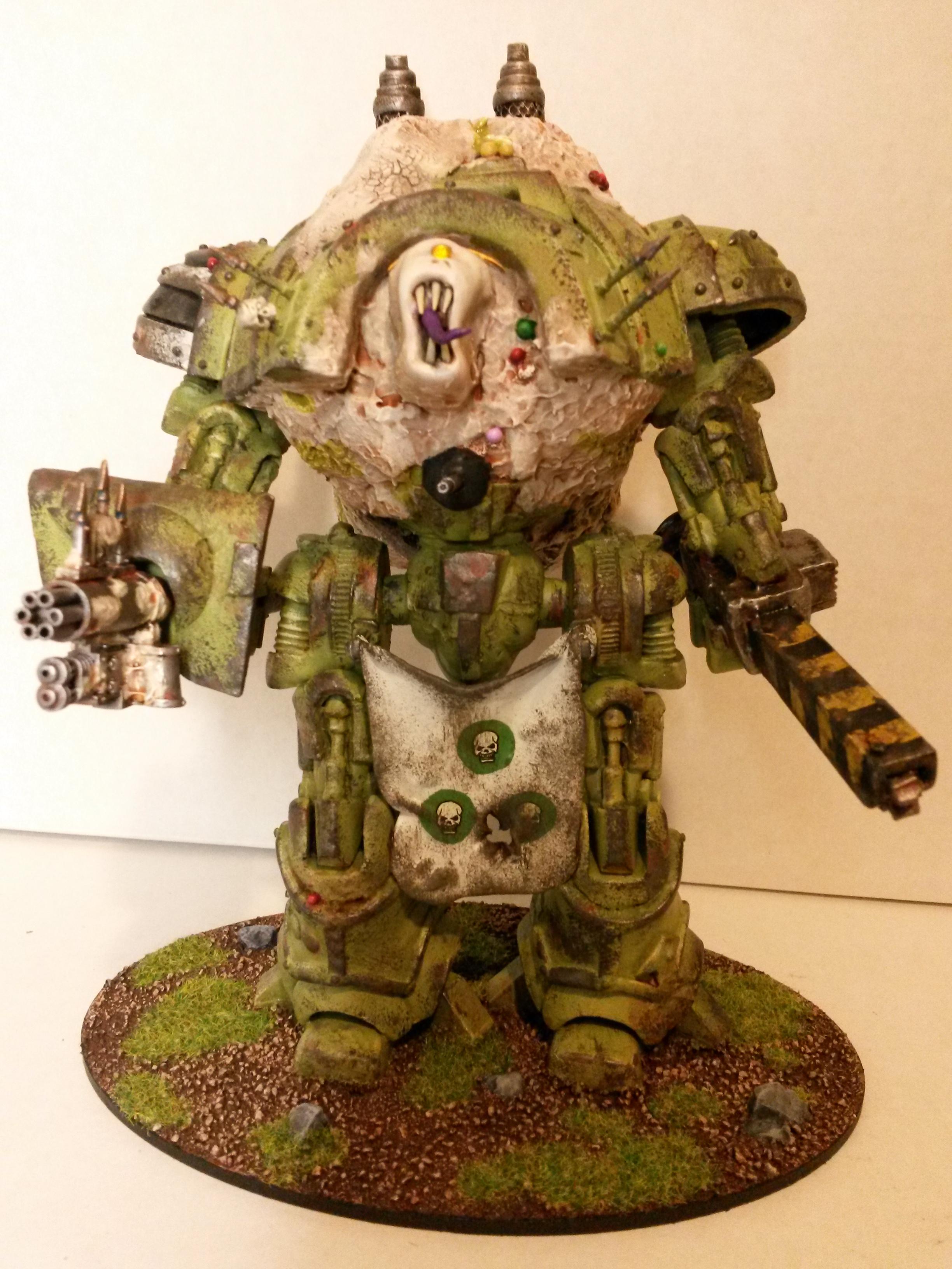 Alternative Knight, Chaos Knight, Conversion, Crowfoot2007, Heresy, Imperial Knight, Mk2 Battle Automaton, Nurgle, Warhammer 40,000, Warzone