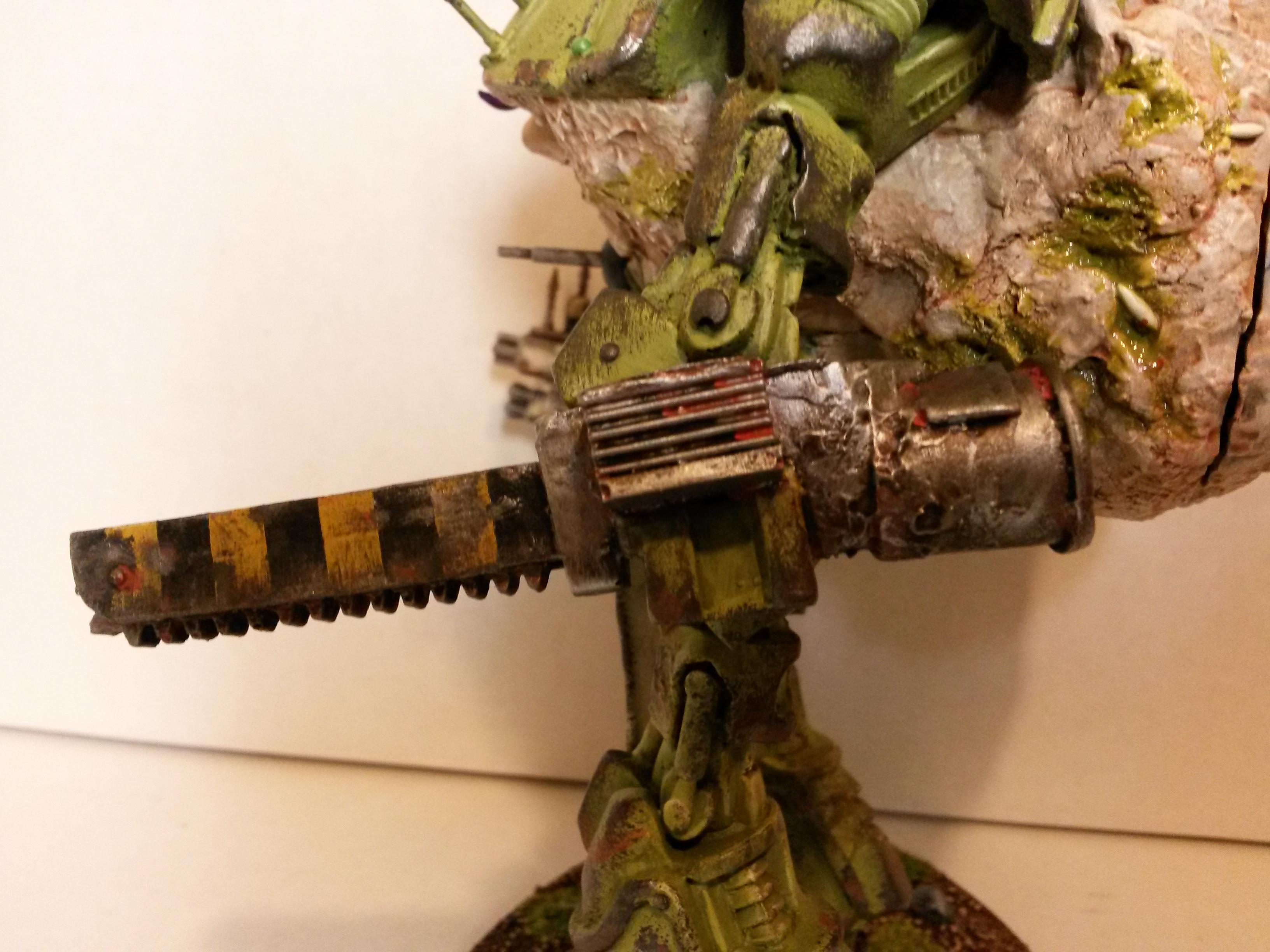 Alternative Knight, Chaos Knight, Conversion, Crowfoot2007, Heresy, Imperial Knight, Mk2 Battle Automaton, Nurgle, Warhammer 40,000, Warzone