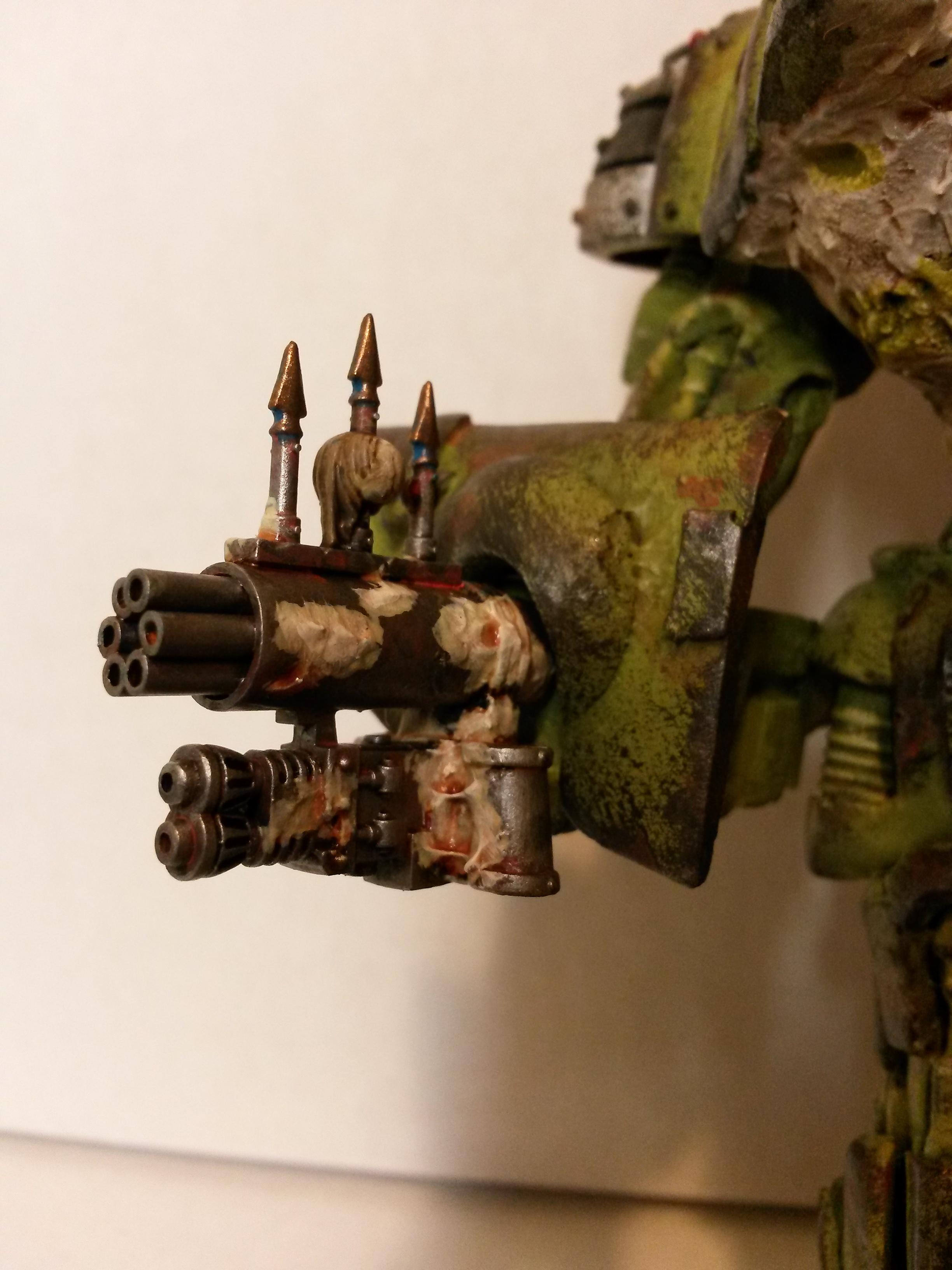 Alternative Knight, Chaos Knight, Conversion, Crowfoot2007, Heresy, Imperial Knight, Mk2 Battle Automaton, Nurgle, Warhammer 40,000, Warzone