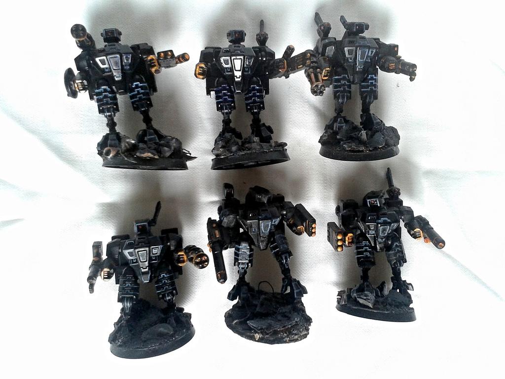 Tau Battlesuits, Tau battlesuits