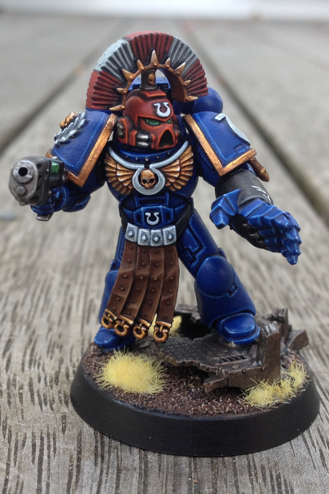Adeptus Astartes, Sergeant, Space Marines, Ultramarines, Veteran