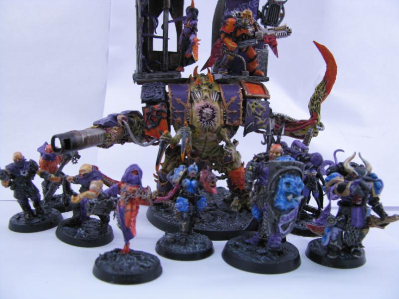 Chaos, Chaos Space Marines, Conversion, Slaanesh, Tzeentch - Sacrifice