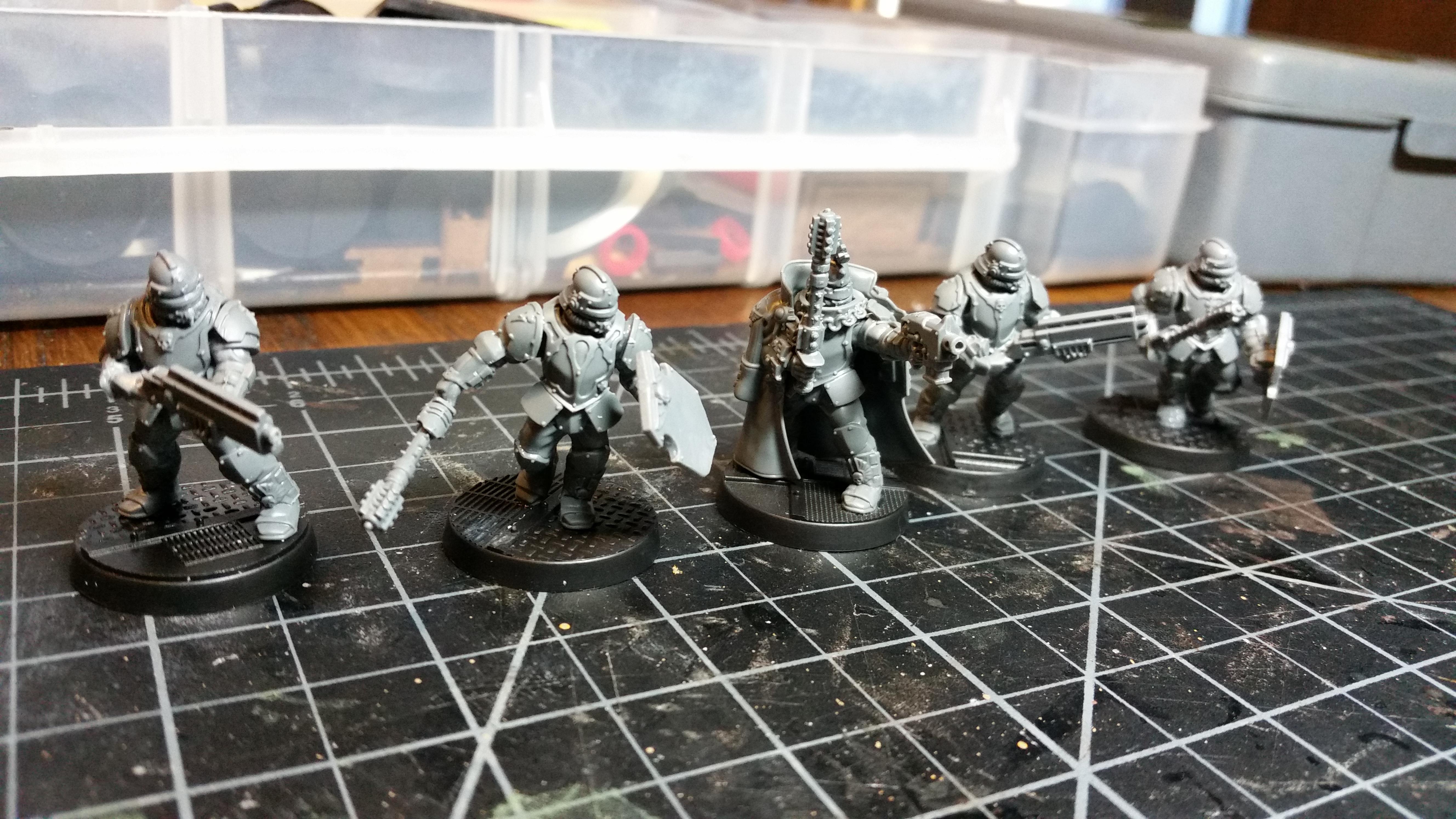 Adeptus Arbites, Necromunda, Scions, Skitarii, Storm Troopers