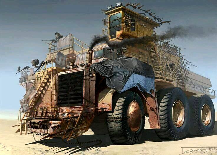 Dump Truck, Mad Max, Post Apocalypse
