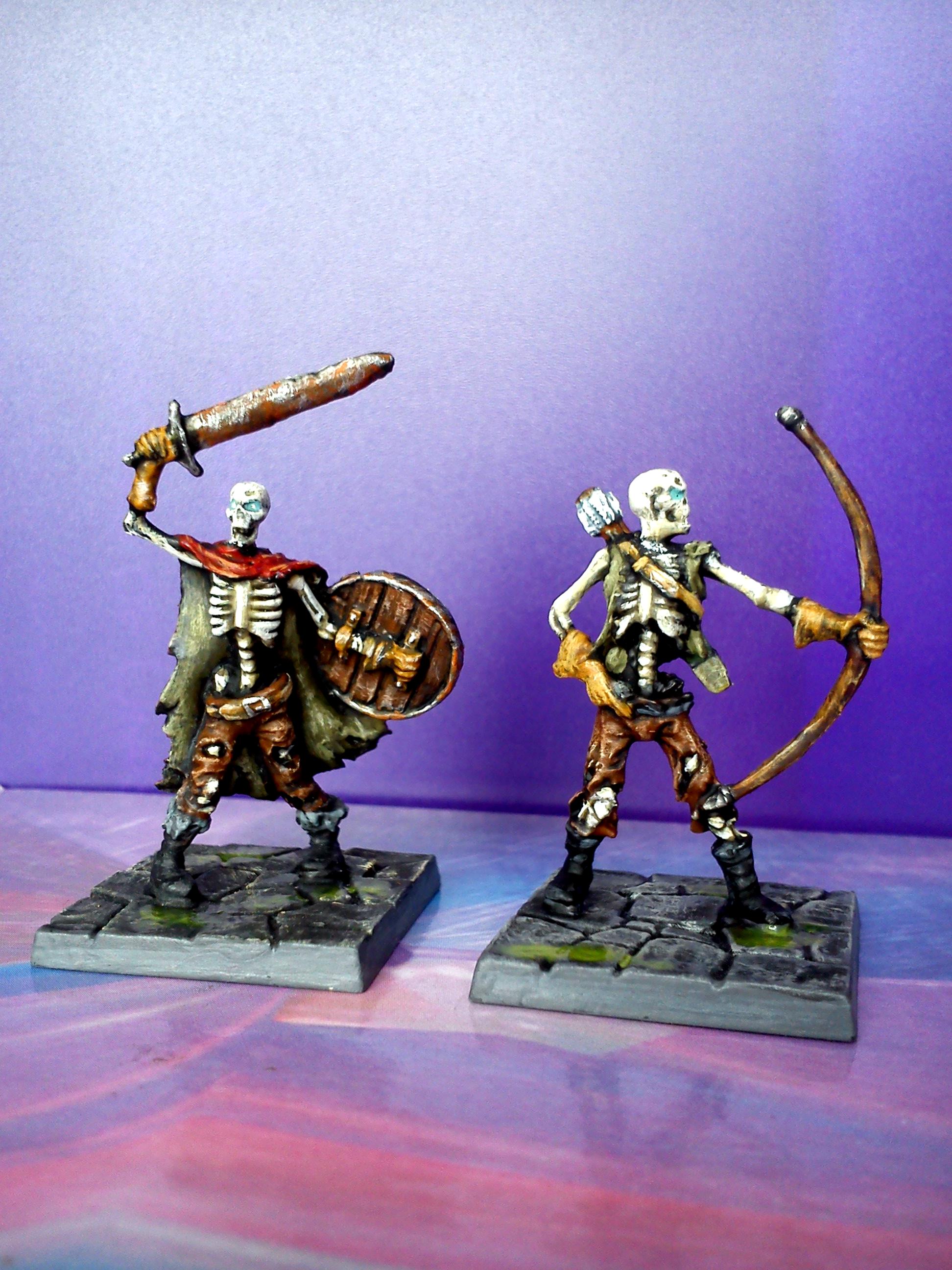Dungeon saga skeleton archer and warrior