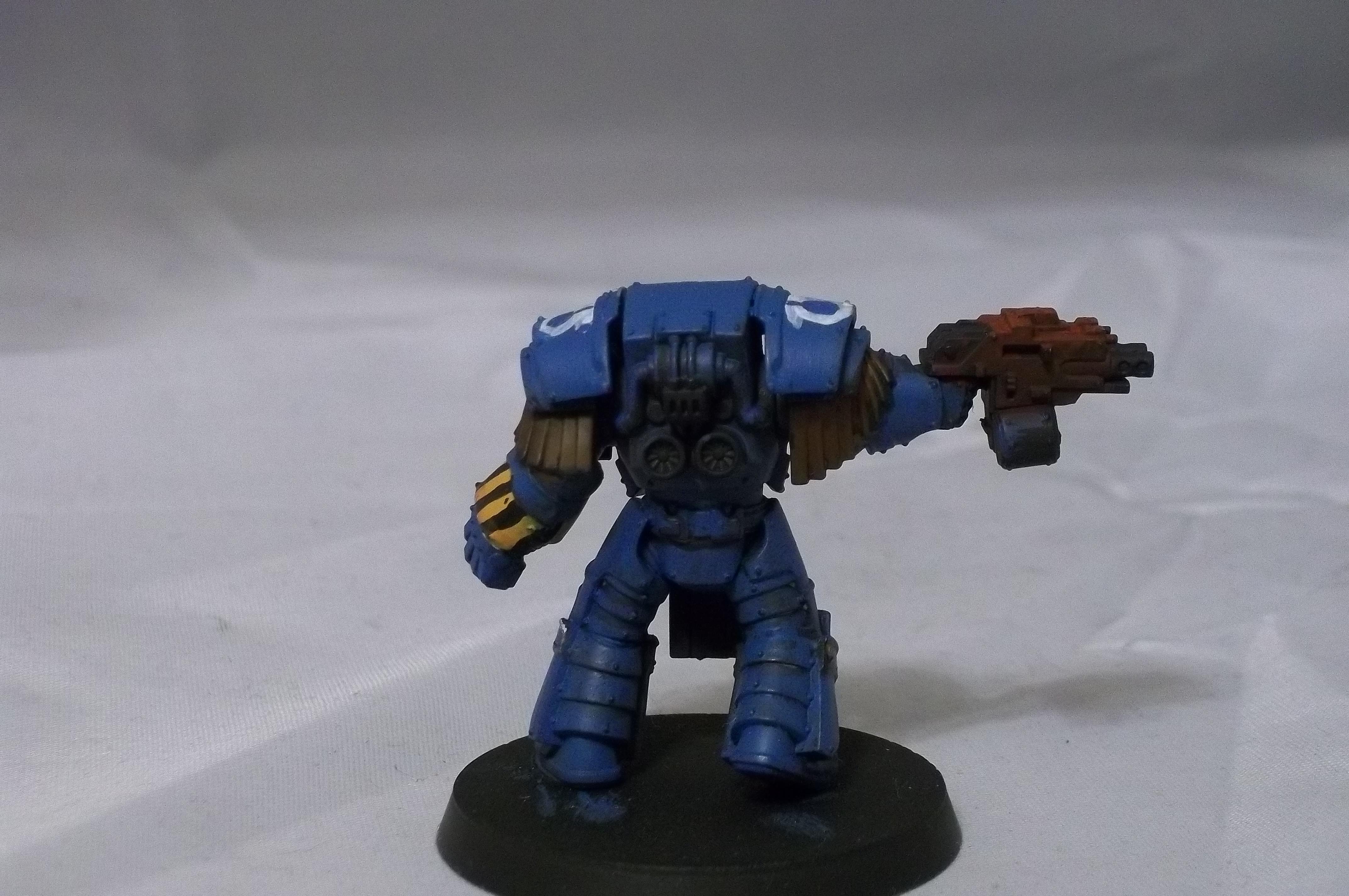 Betrayal At Calth, Retro, Terminator Armor, Ultramarines, Work In Progress
