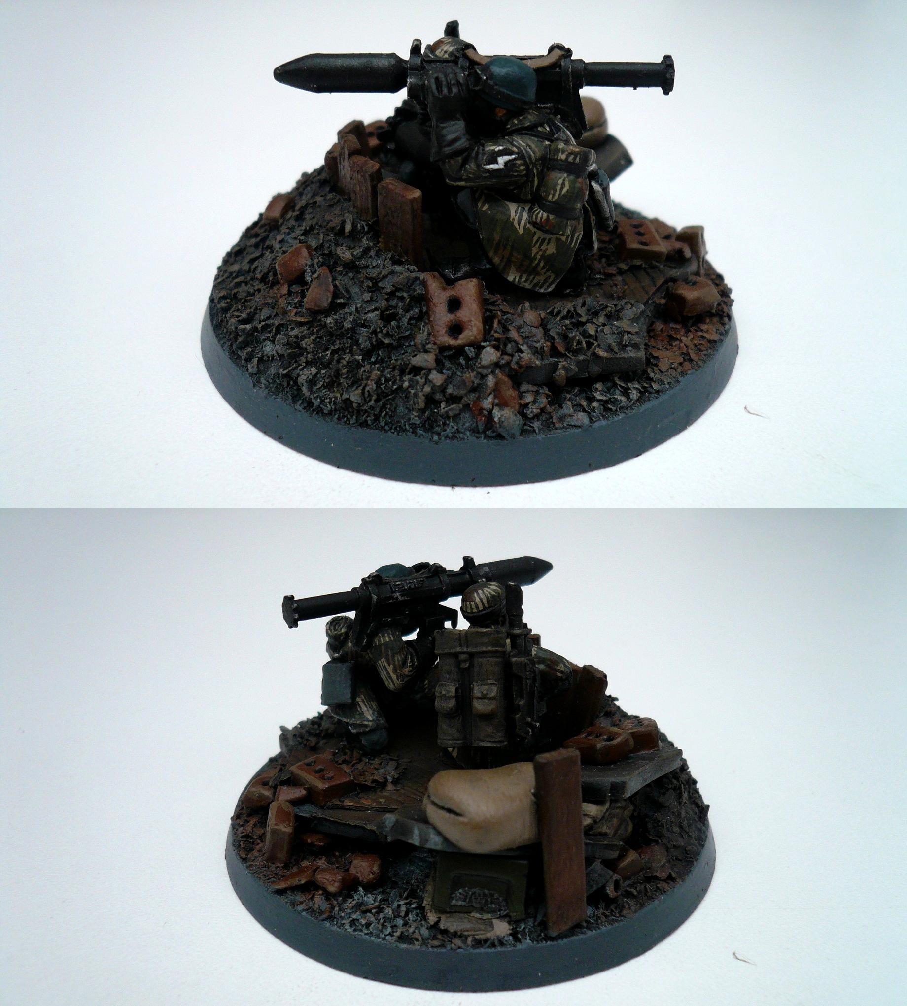 Astra Militarum, Heavy Weapons Team, Imperial Guard, Missile Launcher, Steel Legion, World War 2