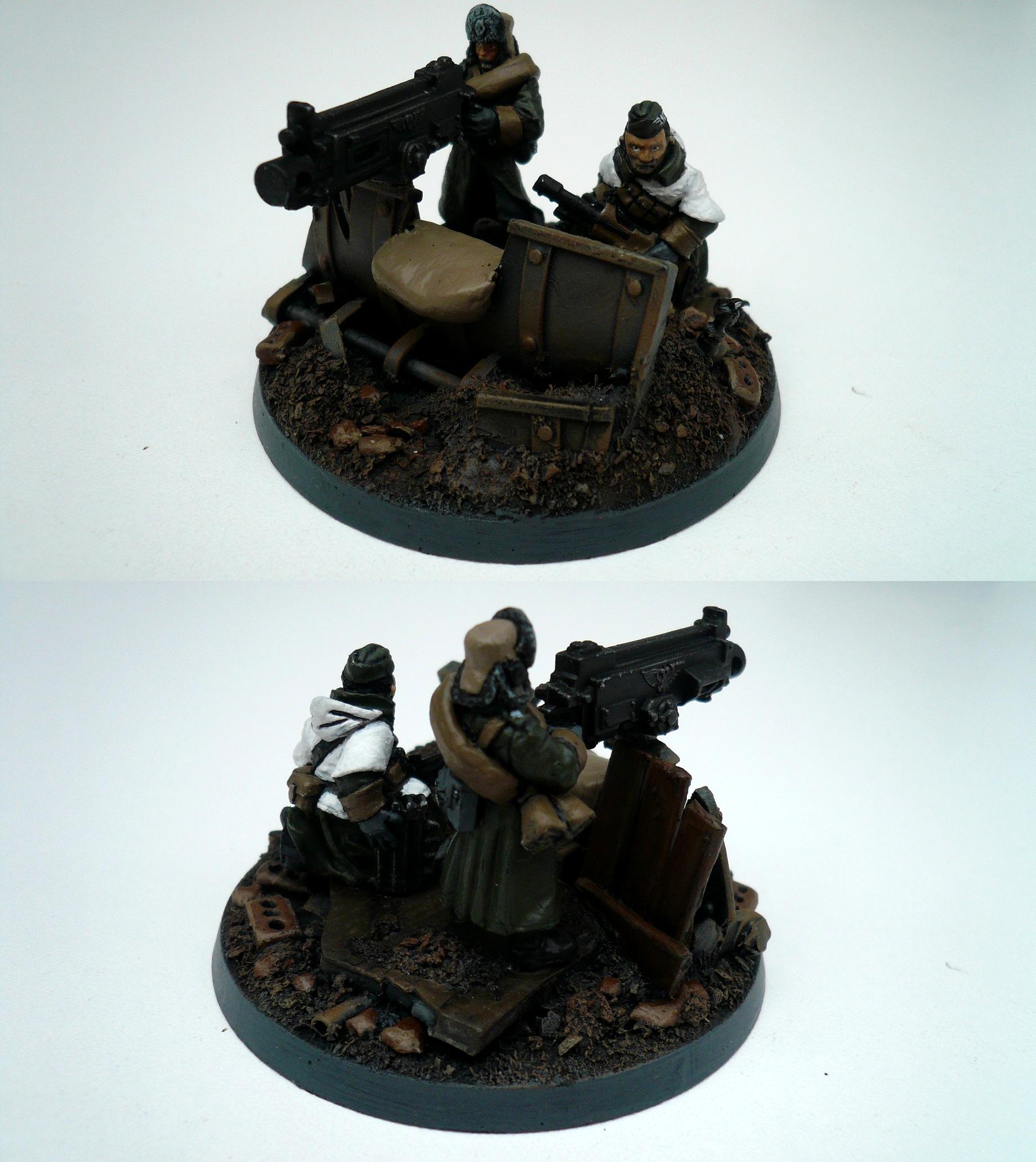 Astra Militarum, Heavy Bolter, Heavy Weapons Team, Imperial Guard, Valhallans, World War 2