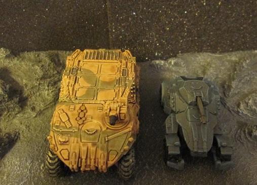 Armadillo vs. Nemesis size comparison