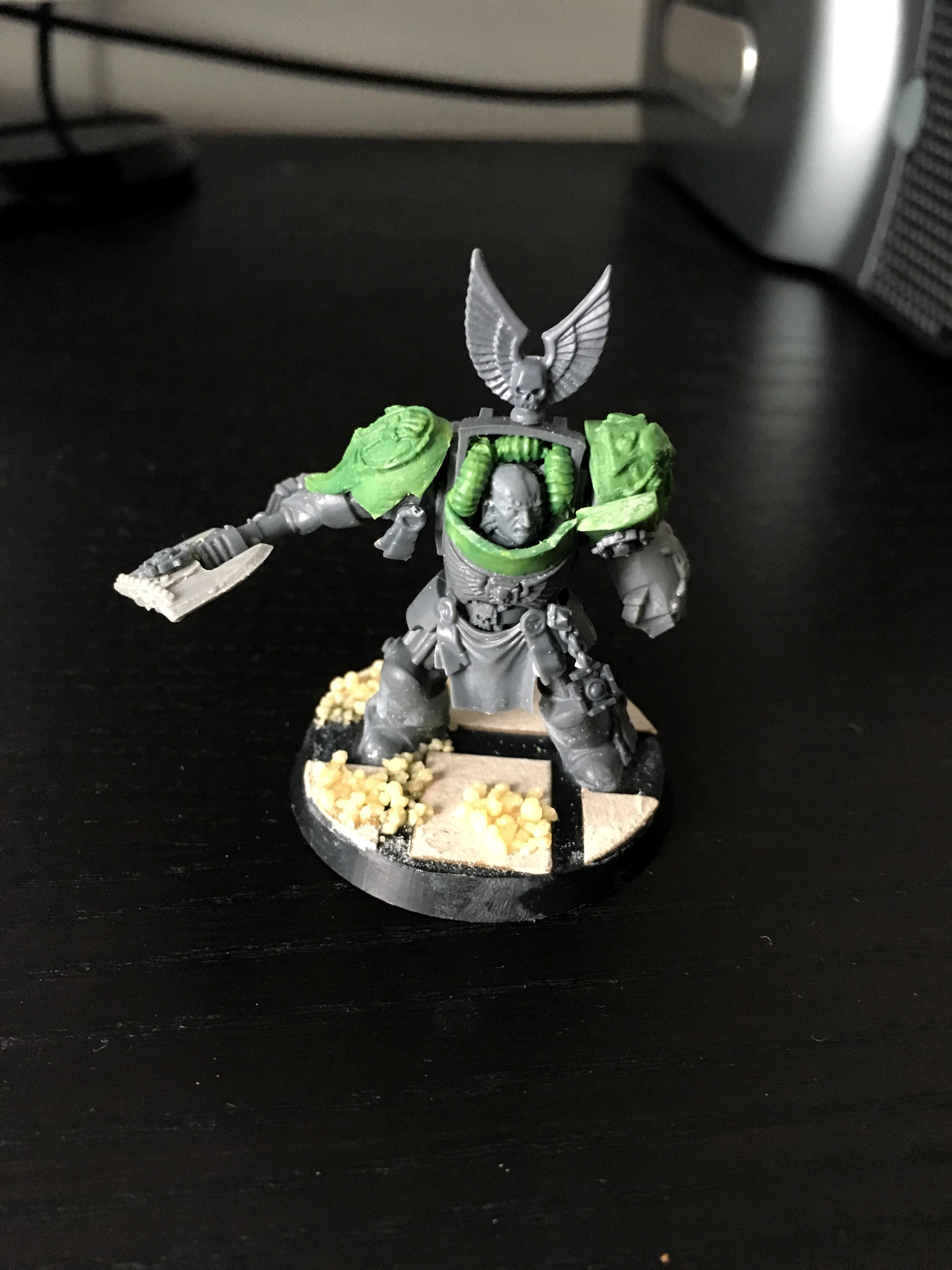 Chaplain, Greenstuff, Terminator Armor