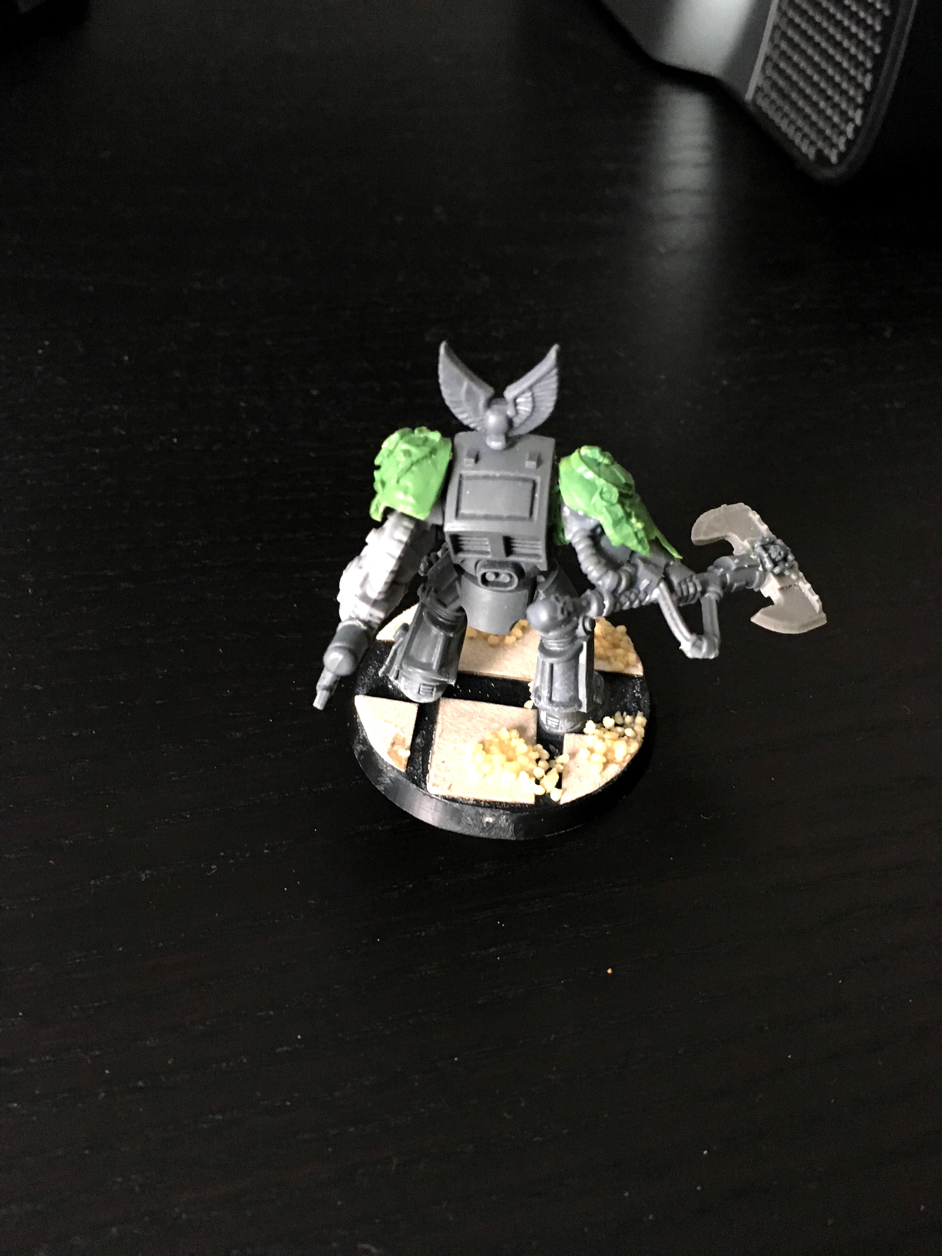 Chaplain, Greenstuff, Terminator Armor