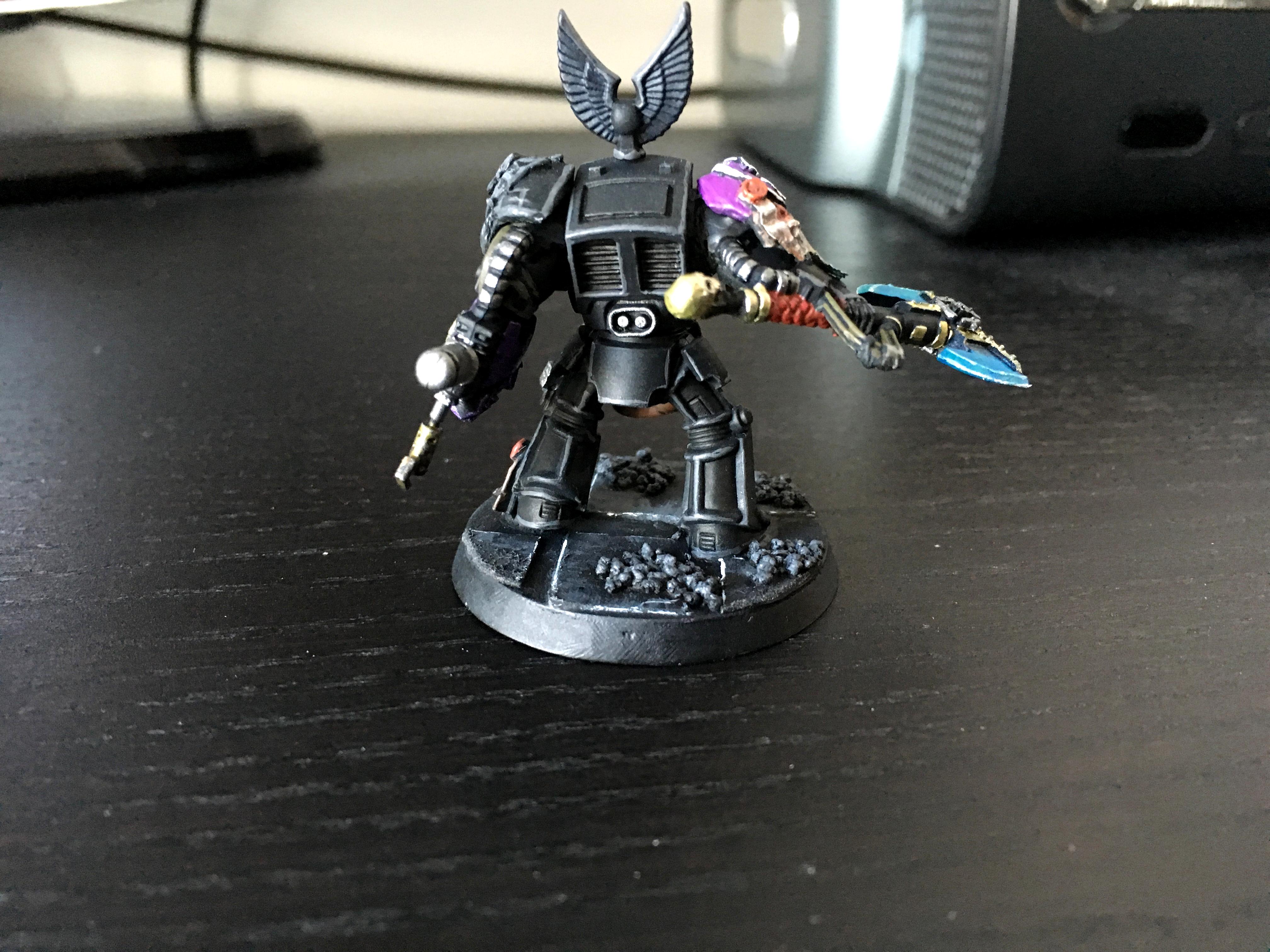 Chaplain, Greenstuff, Terminator Armor