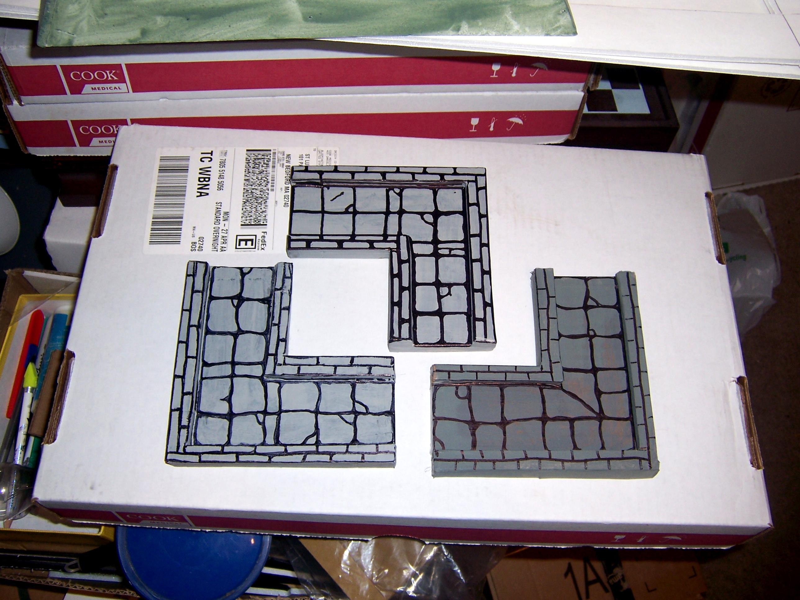 Frostgrave, Terrain, Illustrated 2.5D Dungeon Tiles