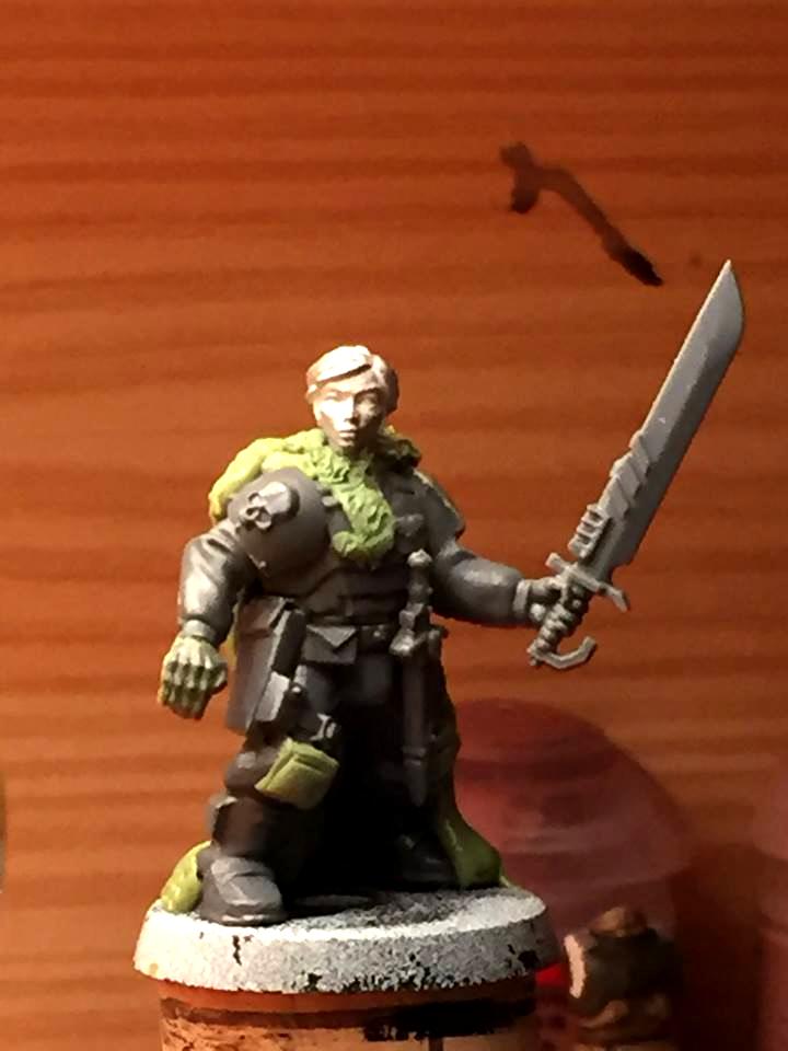 Astra Militarum, Command Squad, Girl, Imperial Guard, Sergeant, Veteran, Warhammer 40,000, Women