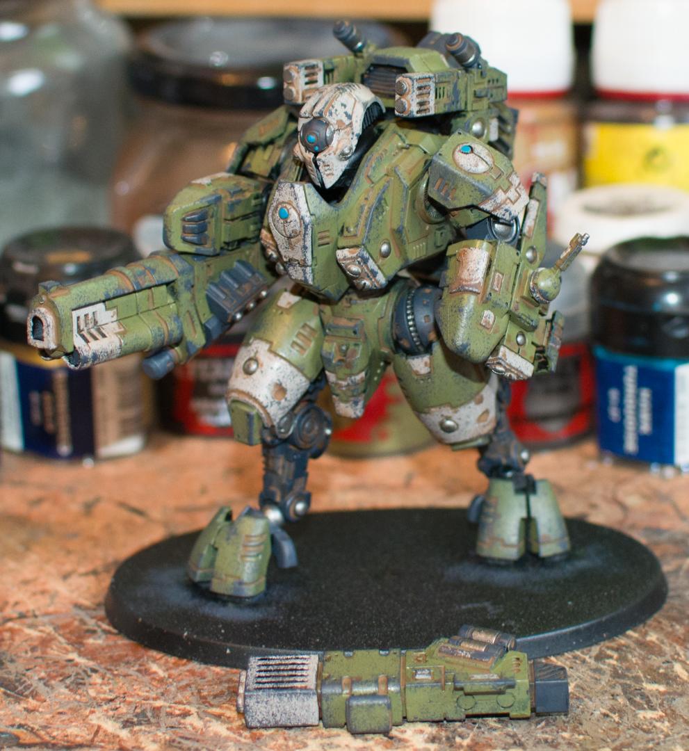 Ghostkeel, Tau, Tau Empire, Tau Empire Ghostkeel, Tau Ghostkeel, Weathered