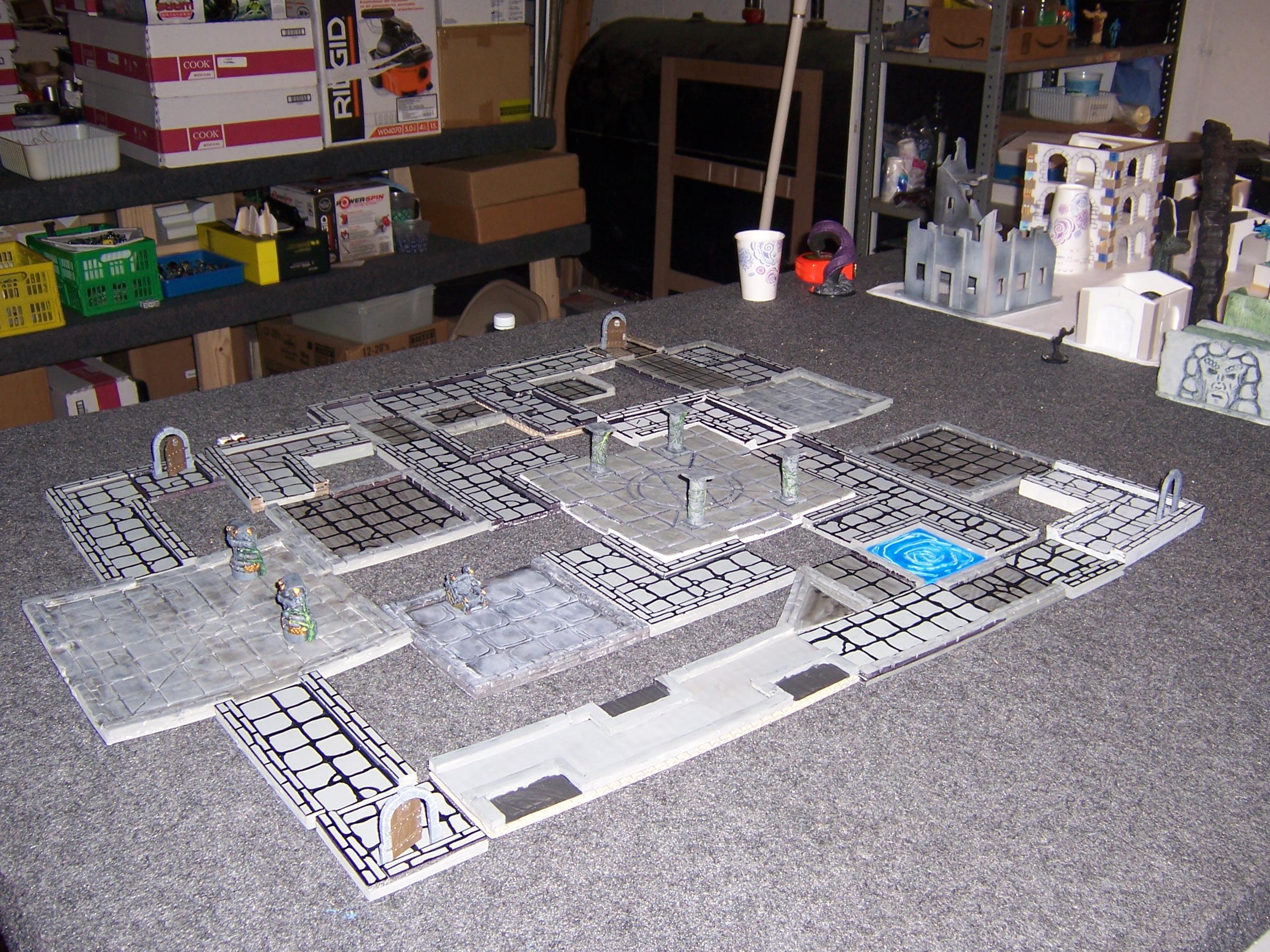 Library Frostgrave Scenario D&amp;D terrain 2.5D