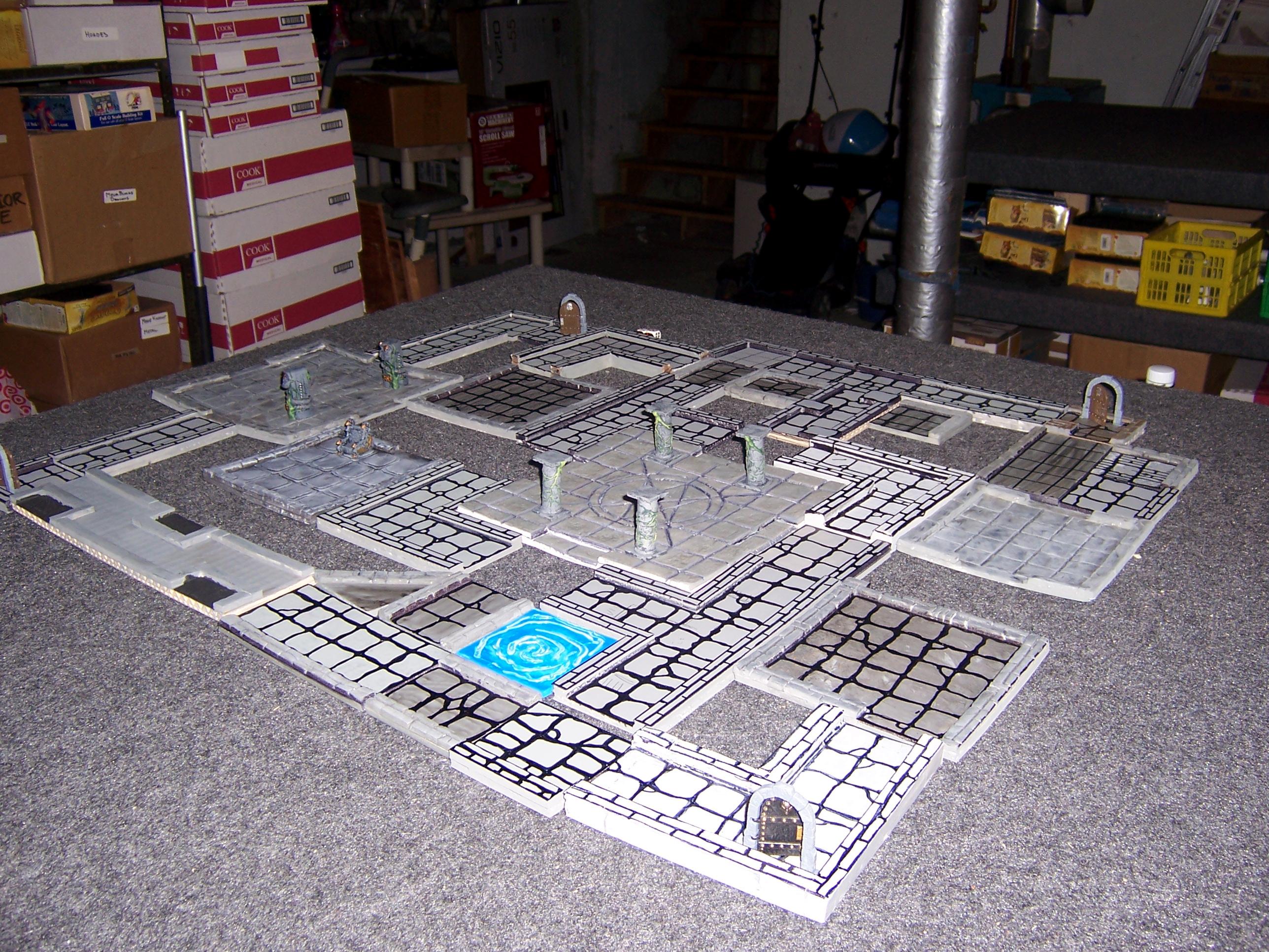 Library Frostgrave Scenario D&amp;D terrain 2.5D