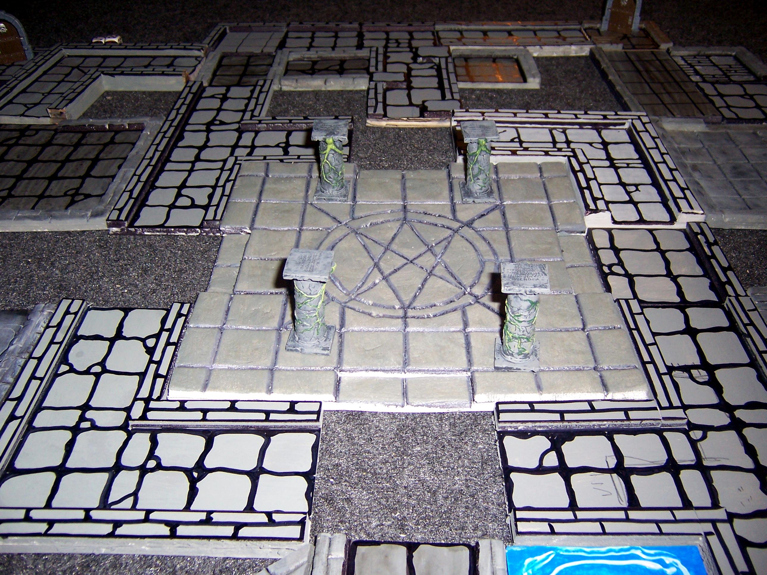 Library Frostgrave Scenario D&amp;D terrain 2.5D