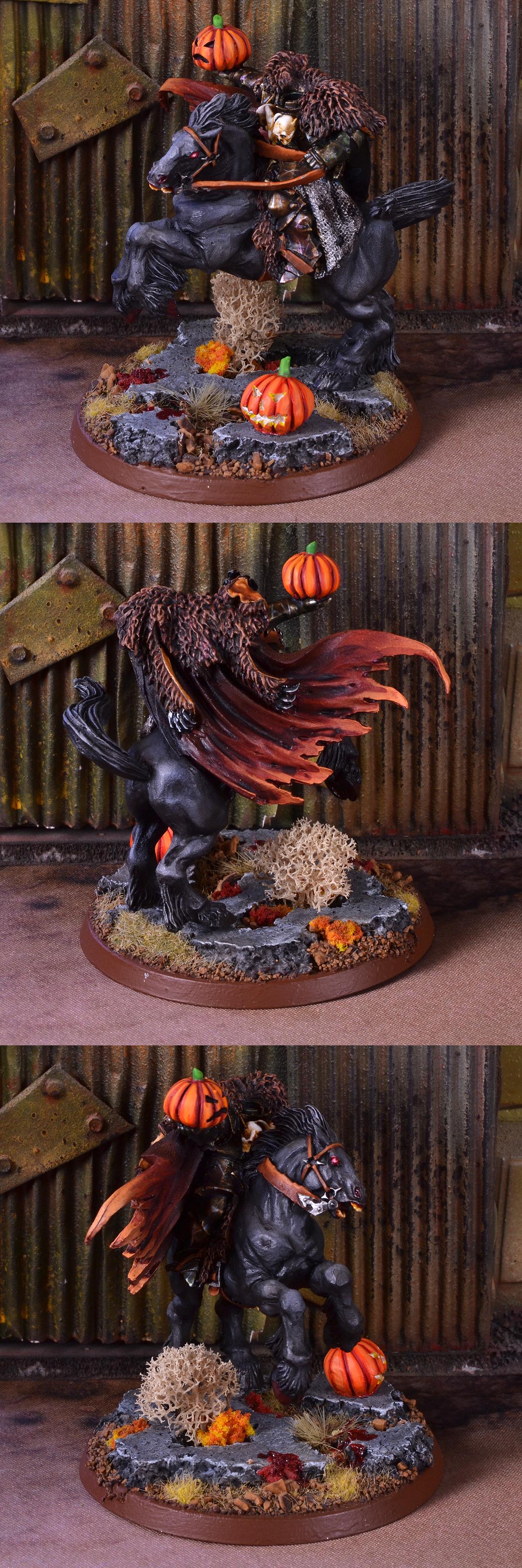 Chaos, Counts As, Daemons, Headless Horseman, Skulltaker, Warhammer 40,000