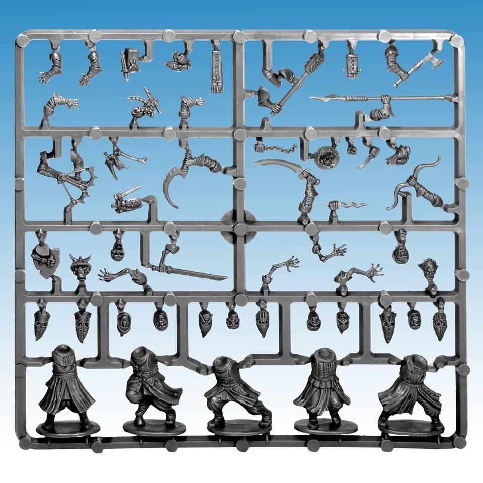 Chaos, Cultist, Frostgrave, Mordheim, Sprue, Zombie
