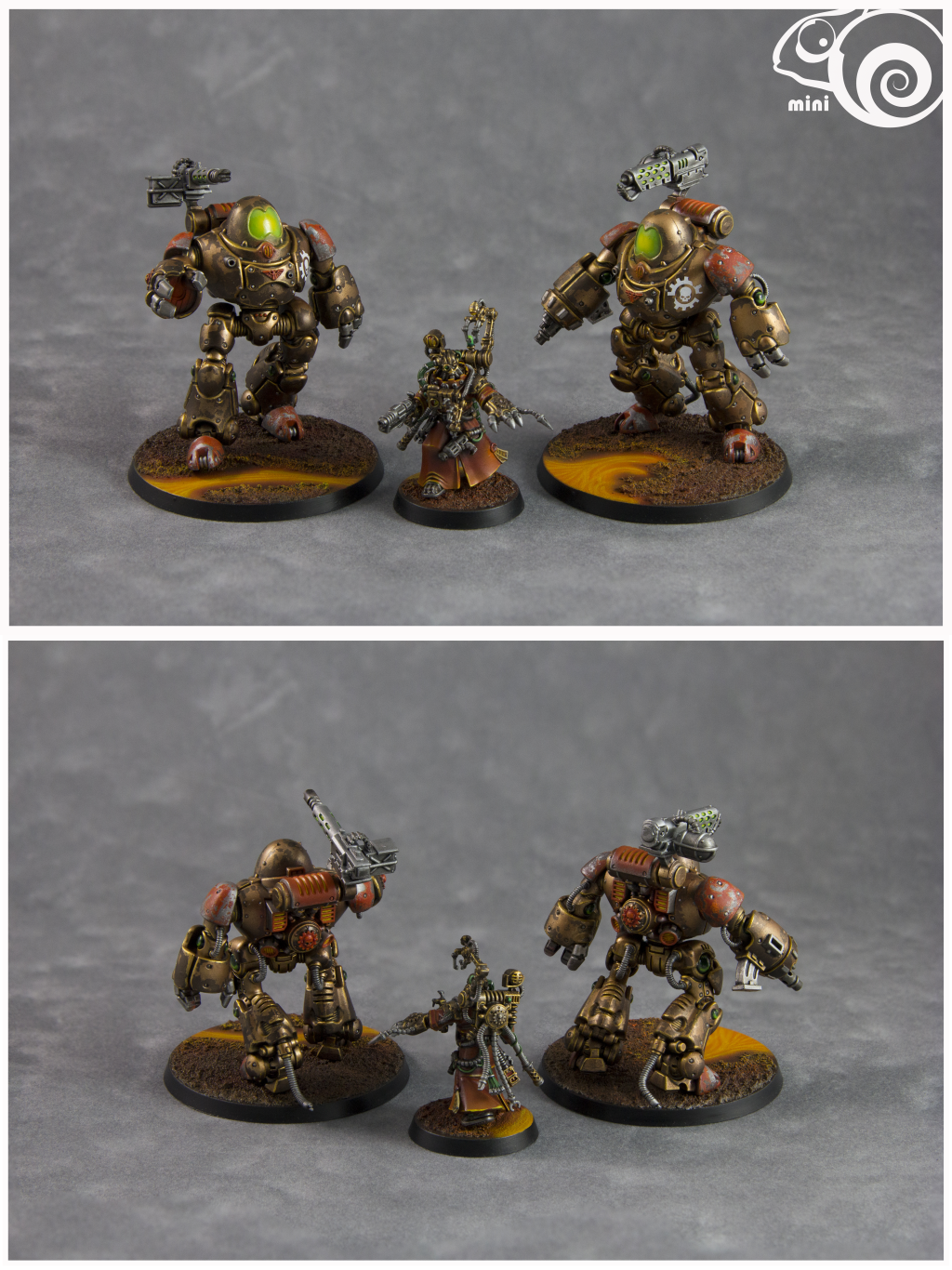 Adeptus Mechanicus, Kastelan Robots, Science-fiction, Steampunk, Warhammer 40,000