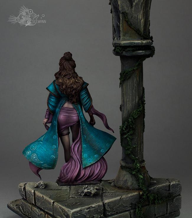 Diorama, Female, Luna`s soldier 72mm