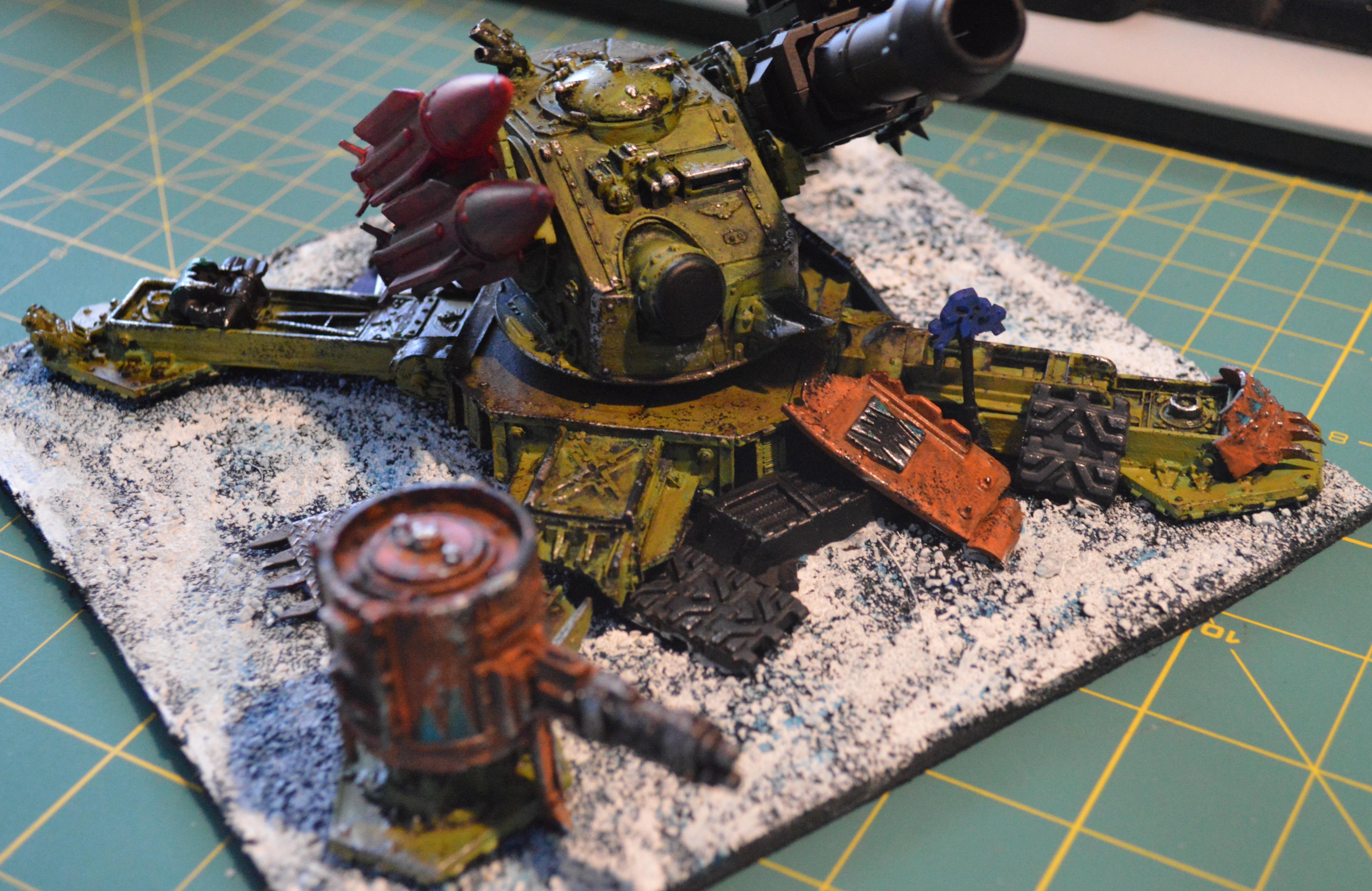 Gun Emplacement, Orks, Terrain, Work In Progress