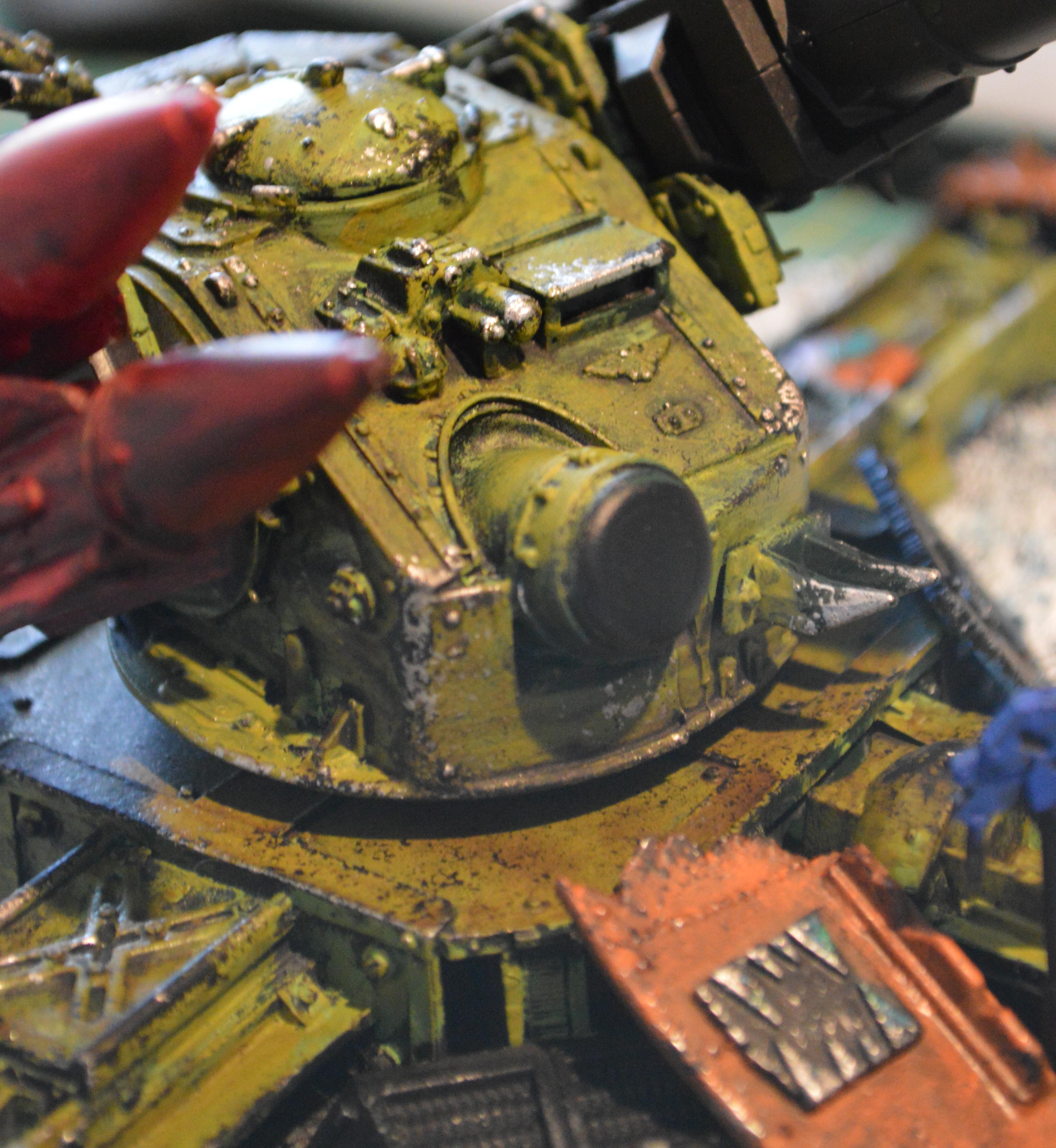 Gun Emplacement, Orks, Terrain, Work In Progress