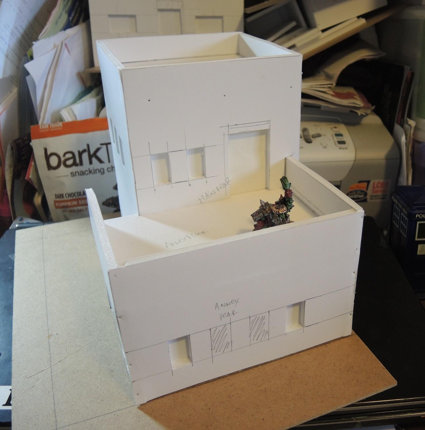 Buildings, Commission, Commissioned, Details, Game Table, Infinity, Road, Ruins, Scratch Build, Terrain, Waaazag, Warhammer 40,000, Work In Progress