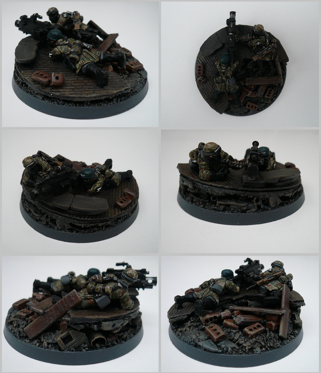 Astra Militarum, Heavy Bolter, Imperial Guard, Paratroopers, Steel Legion, World War 2