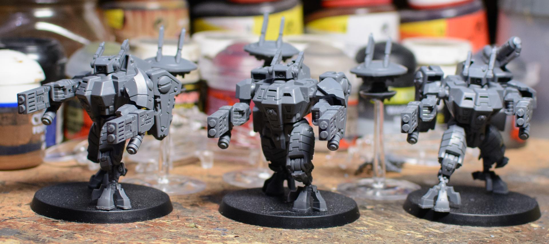 Tau Crisis suit squad - Tau Crisis suit squad - Gallery - DakkaDakka