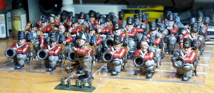 3d Printed, Acrylic Bases, Boomers, Hero, Kow, Ogres