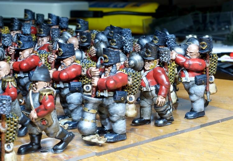 3d Printed, Acrylic Bases, Boomers, Hero, Kow, Ogres