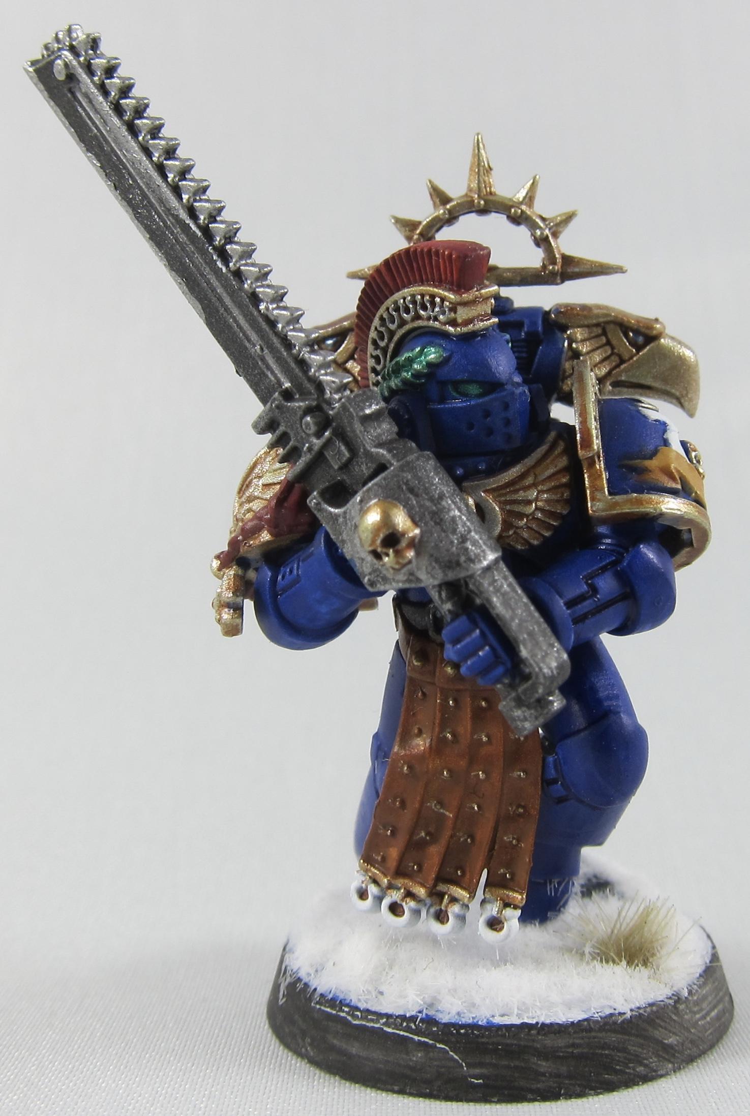 Captain, Eviscerator, Ultramarines, Warhammer 40,000