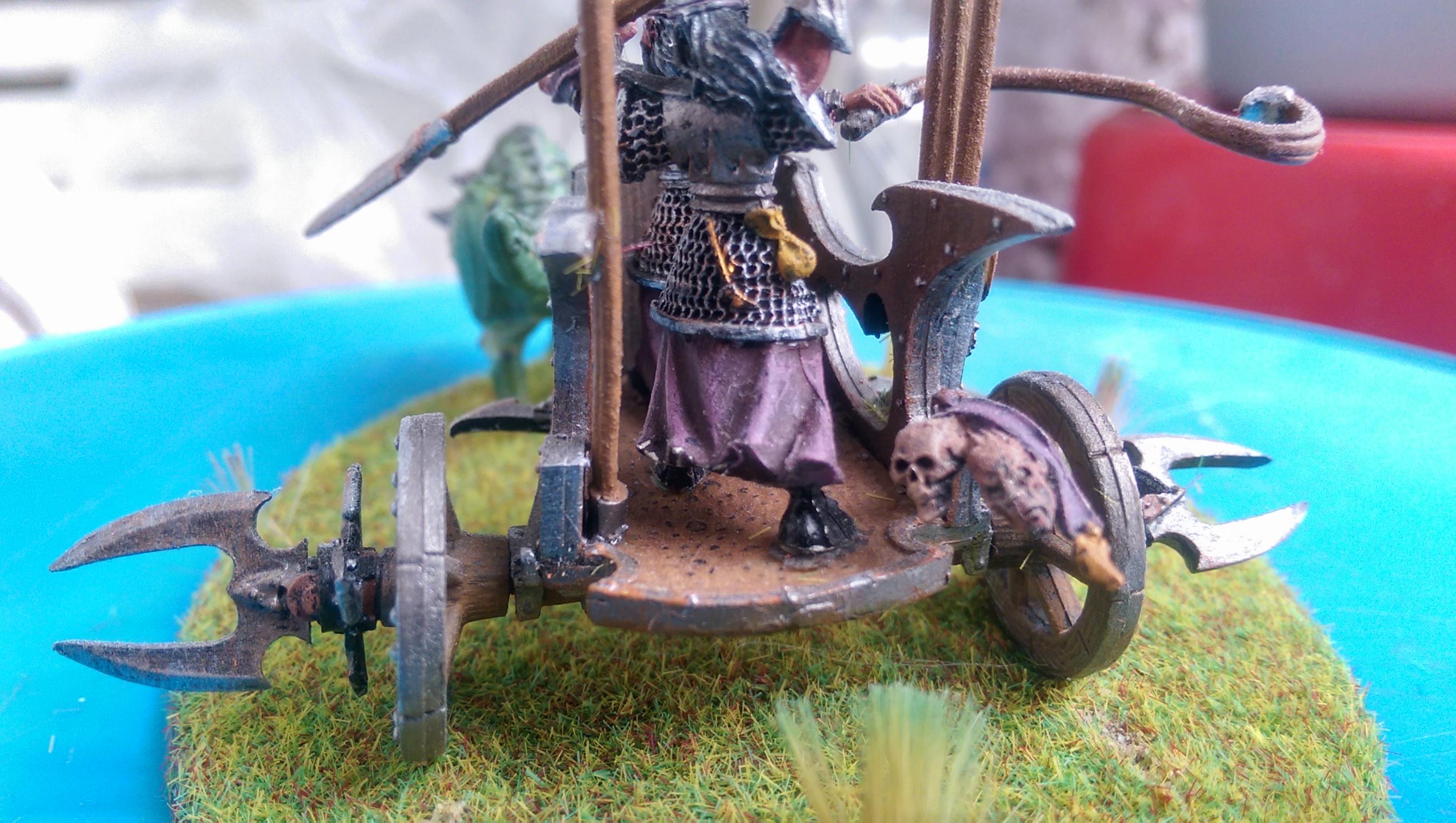 Chariot, Dark Elves, Diorama, Ghornd, Warhammer Fantasy